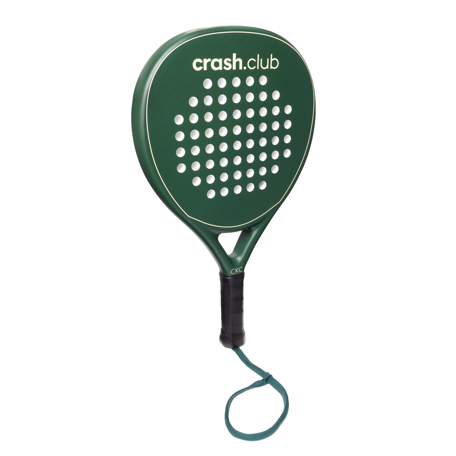 Crash.Club Signature Padel Racket – Green Edition with Wrist Strap - ACC2403