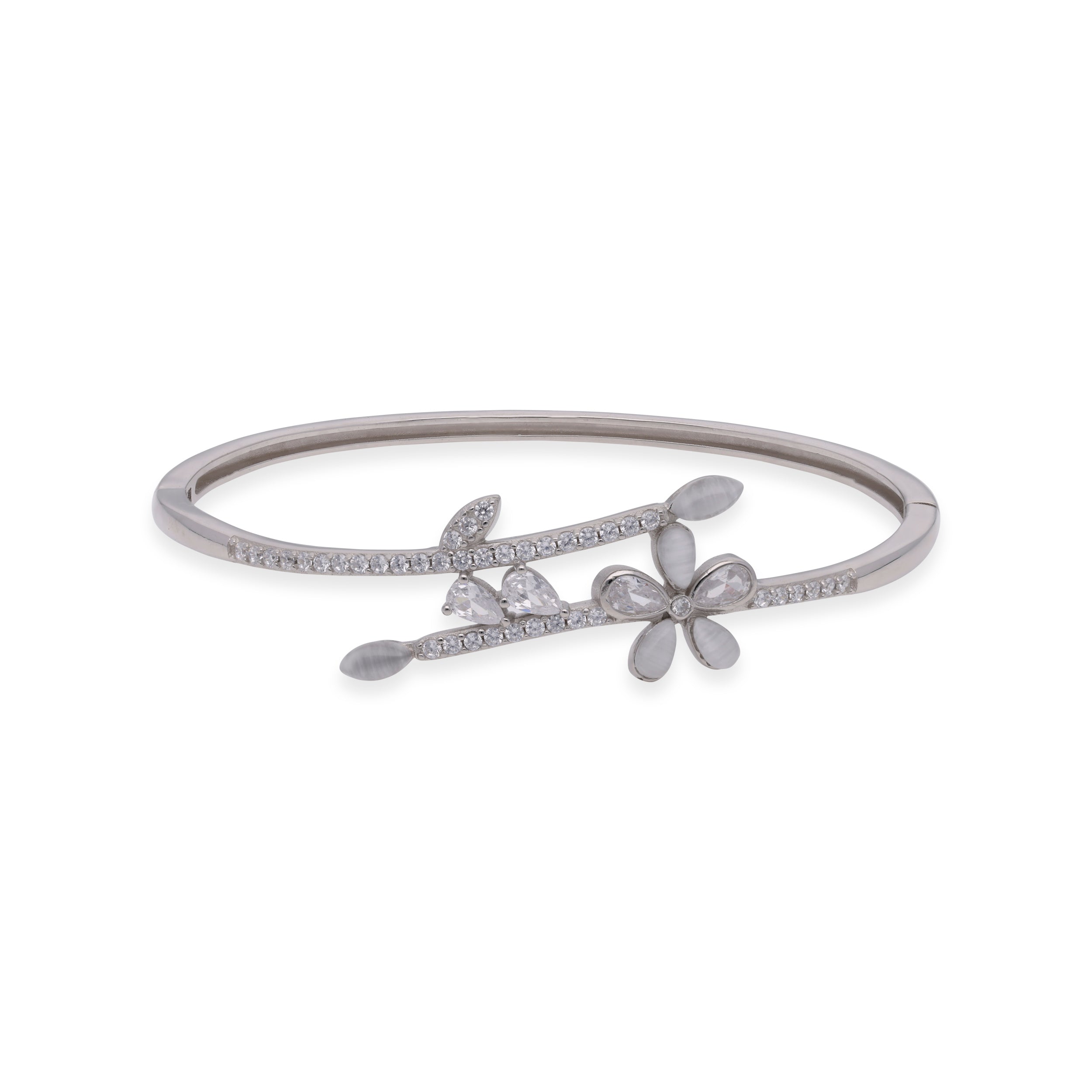 Serenity Petal Diamond Bangle | SKU : 0003109403