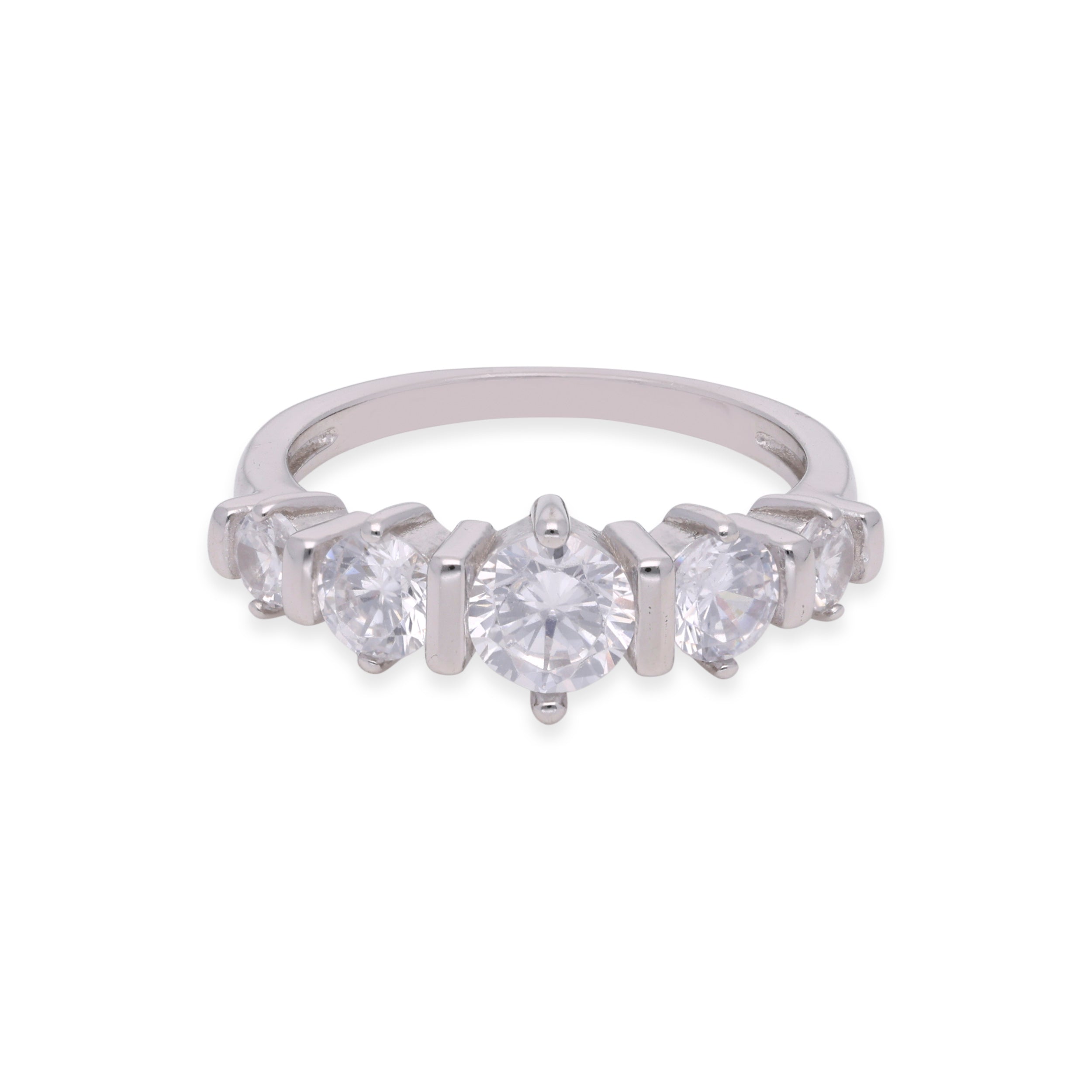 STERLING SILVER CUBIC ZIRCONIA RING | SKU : 0003109861, 0003109878, 0003109854