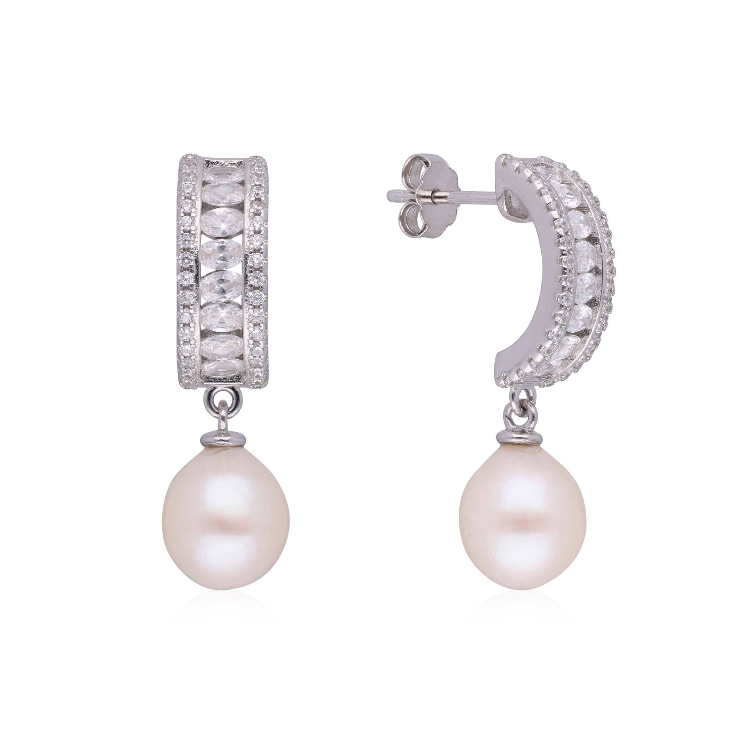Elegant Pearl Drop Earrings | SKU : 0003115381