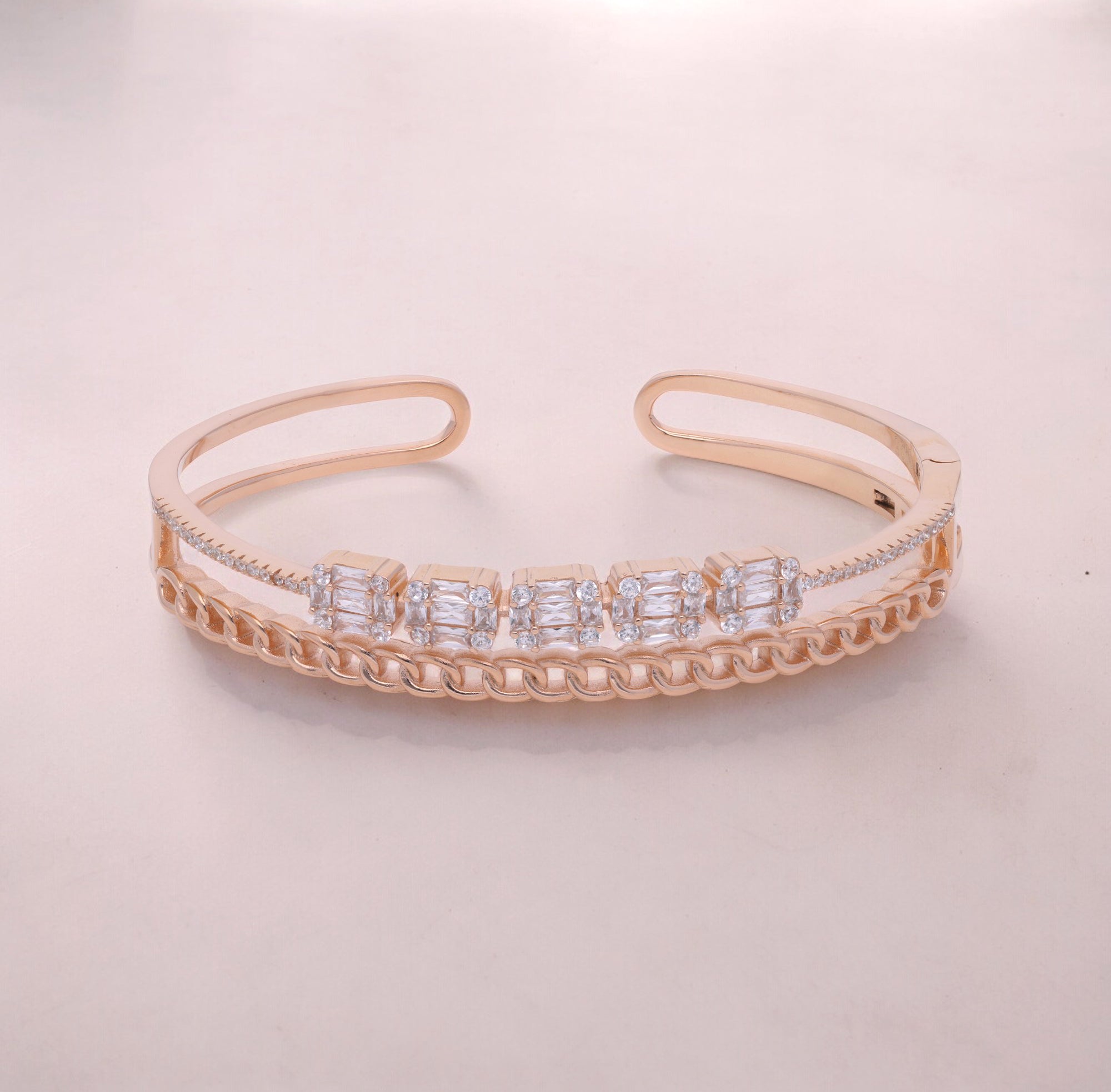 Elegant Rose Gold Diamond Bar Bracelet | SKU : 0003115695, 0003115718, 0003115701