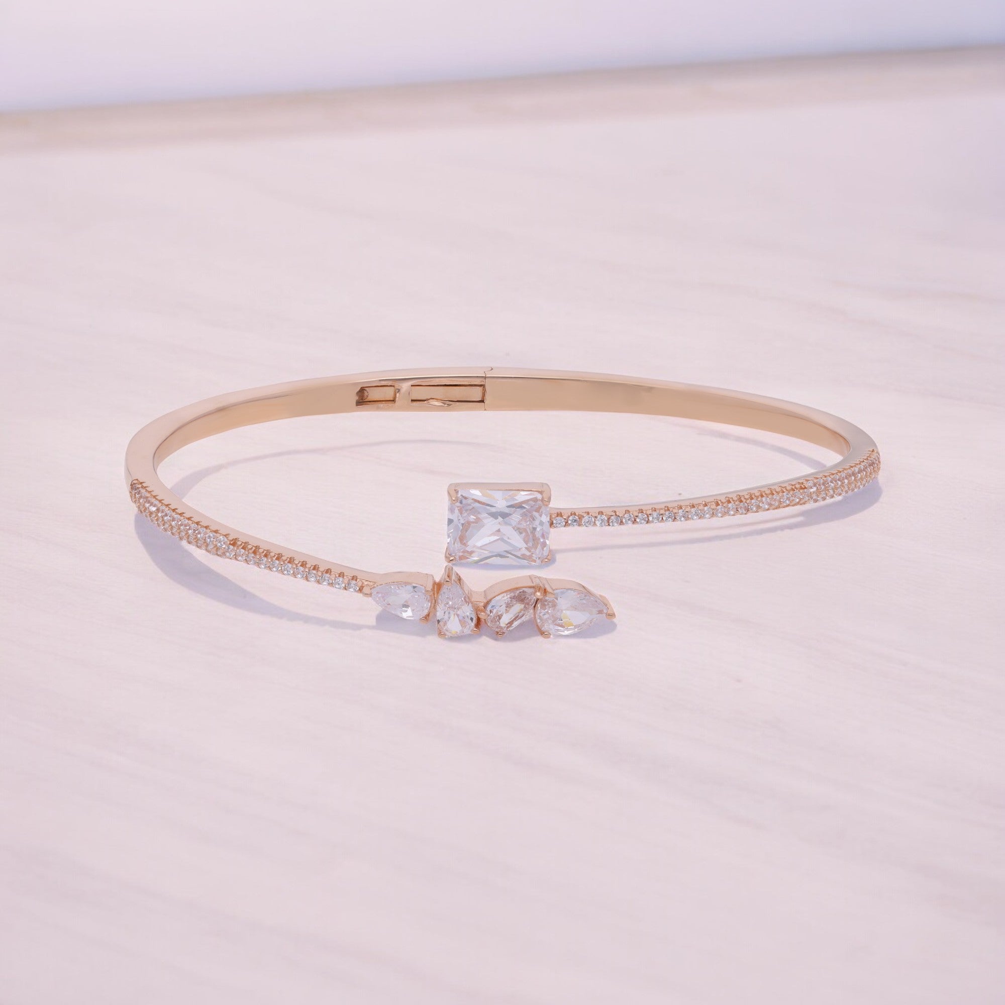 Contemporary Design Rose Gold Cuff Bracelet | SKU : 0003115688, 0003115671 , 0003115725, 0003115664