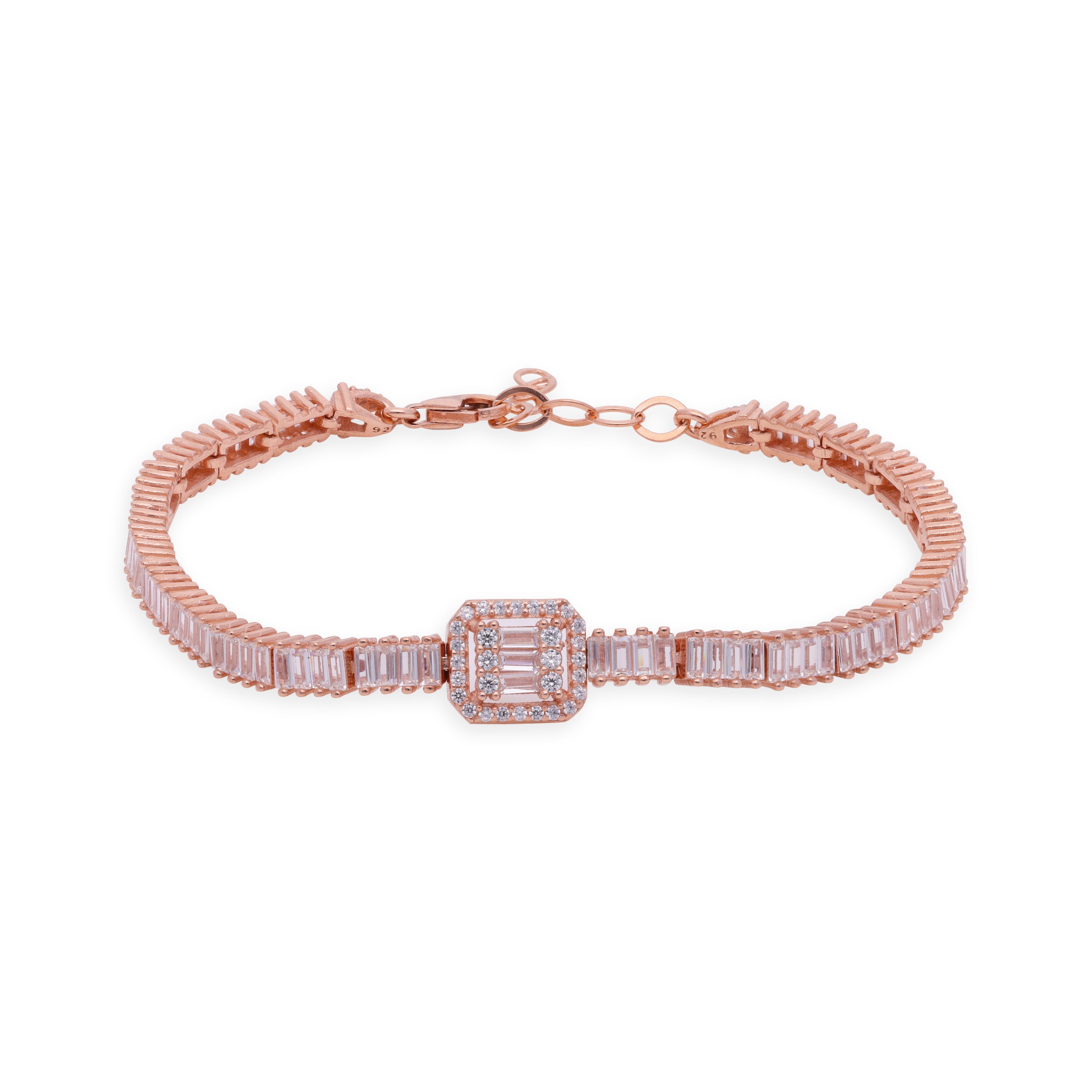 Art Deco-Inspired Silver Tennis Bracelet | SKU : 0003115855, 0003115800, 0003115794, 0003115879, 0003115862