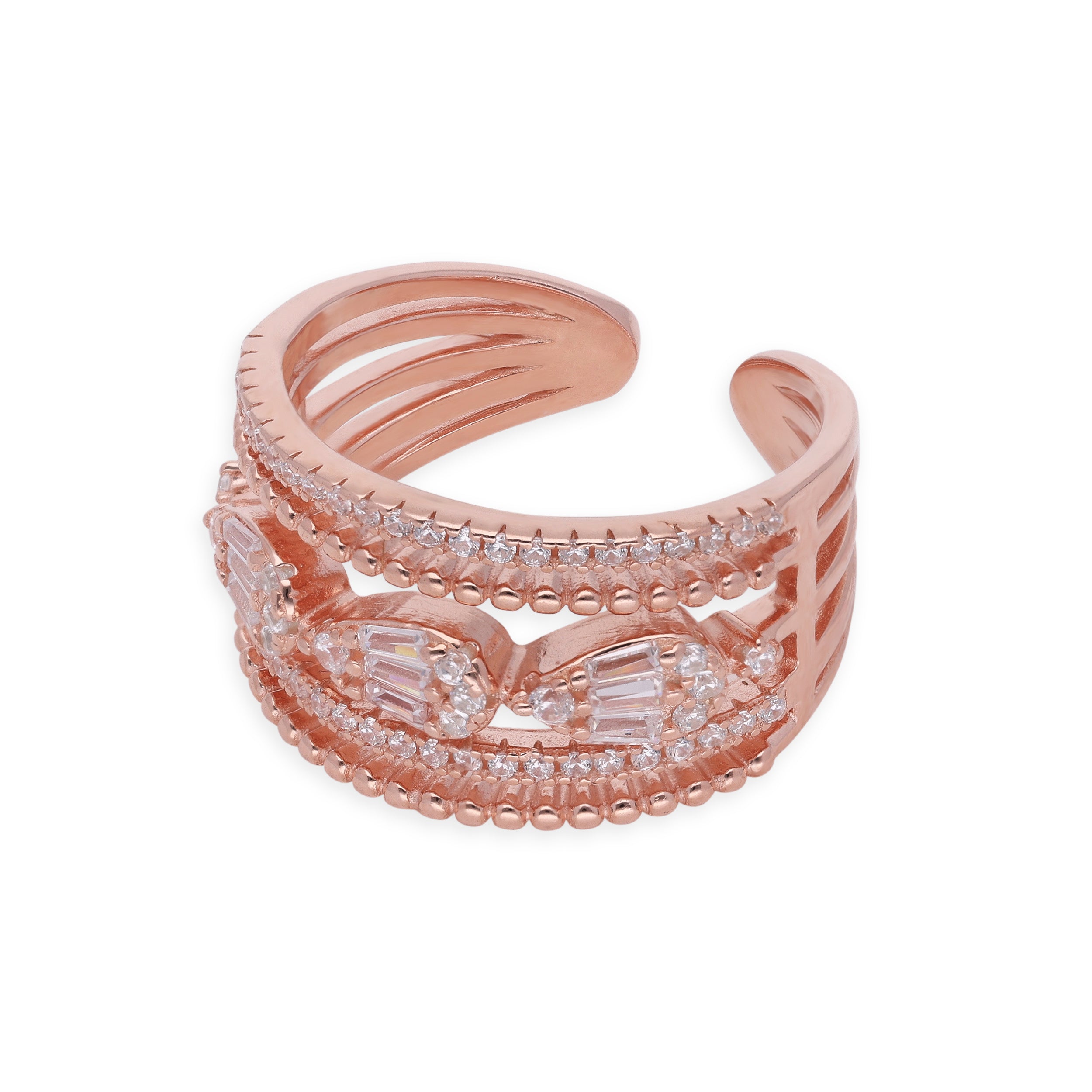 ENCHANTING LEAVES CUFF RING | SKU : 0003116197, 0003116111, 0003109038, 0003116081, 0003116098