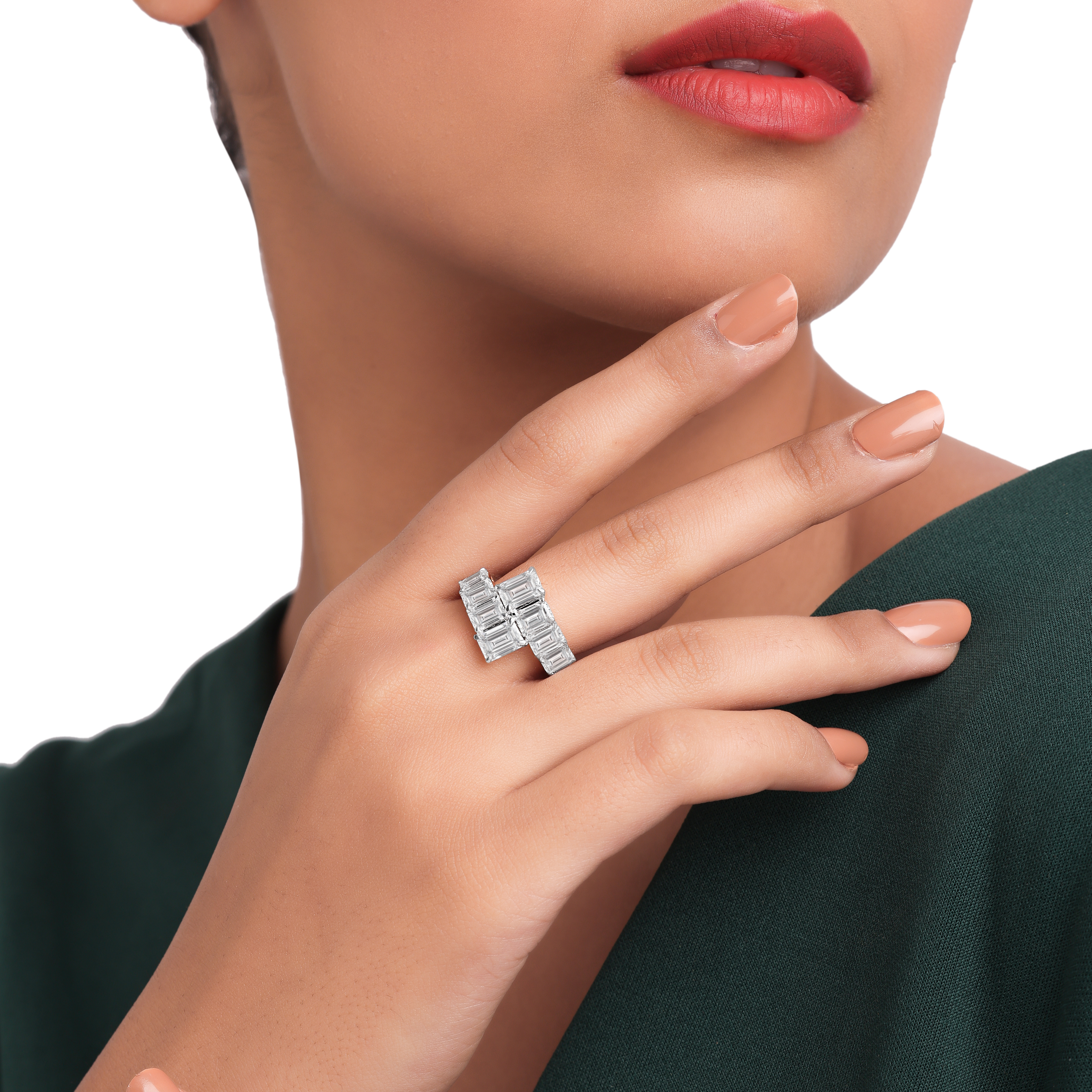 Triumph Rose Gold Diamond Ring | SKU : 0003362884