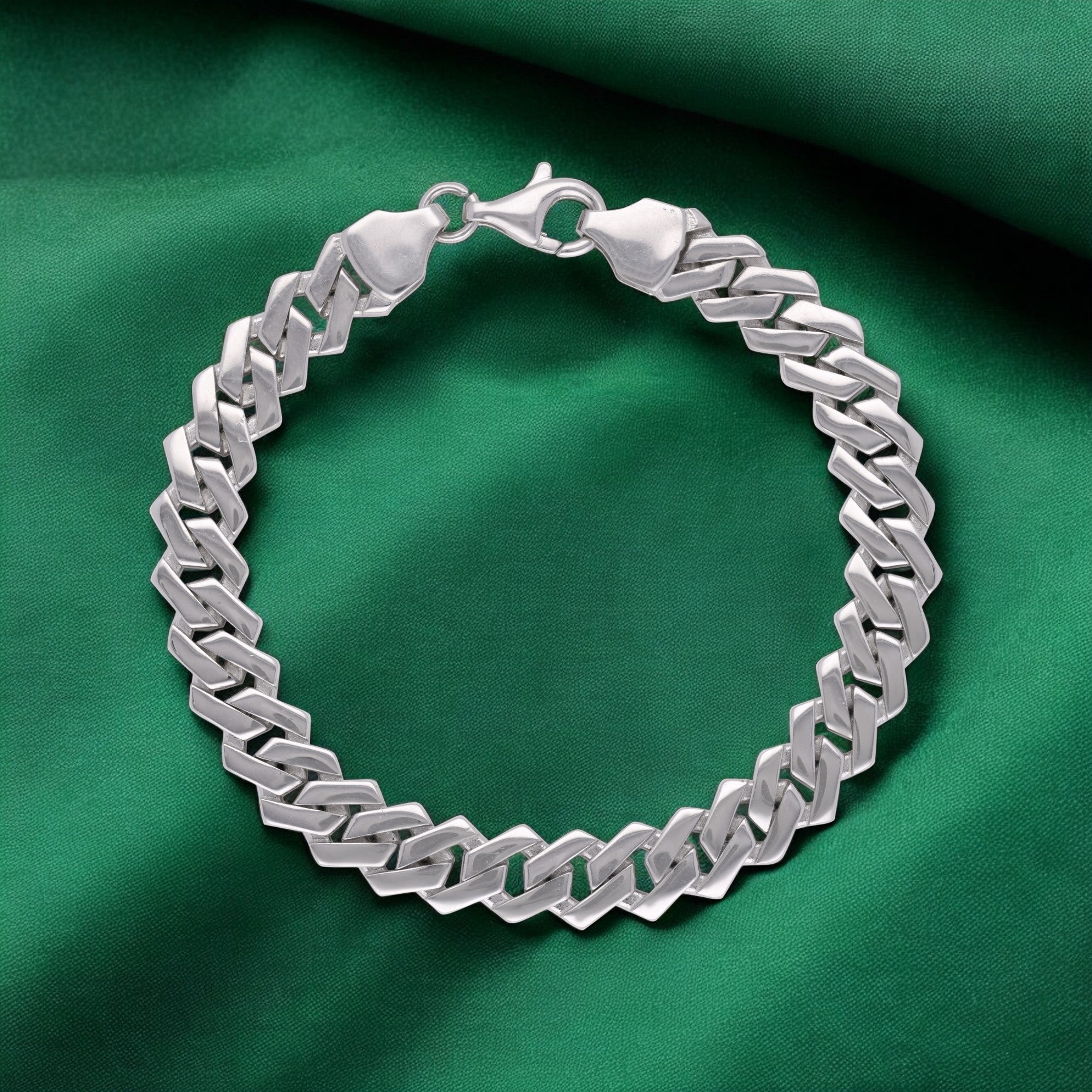 Classic Sterling Silver Cuban Link Bracelet | SKU : 0003401873