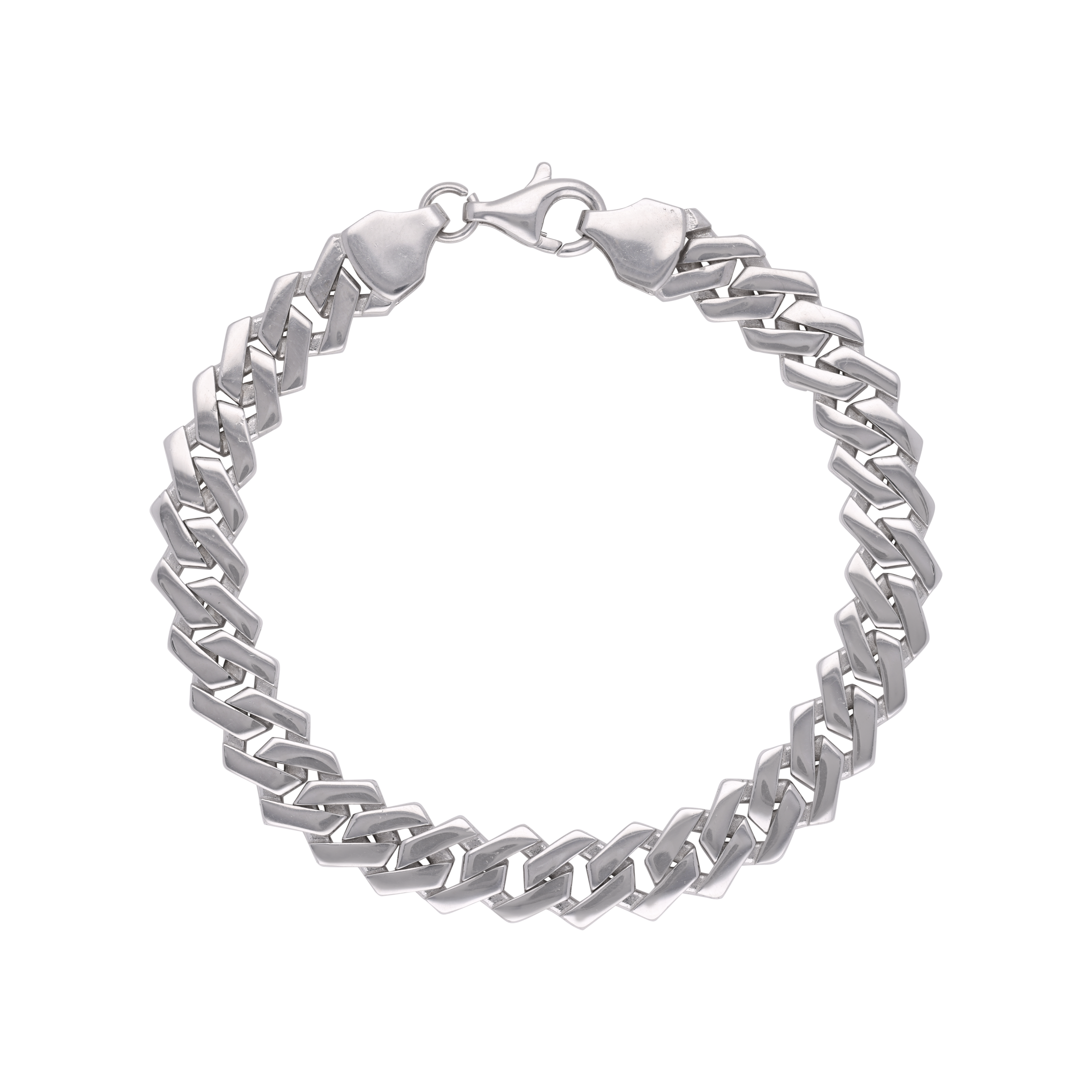 Classic Sterling Silver Cuban Link Bracelet | SKU : 0003401873