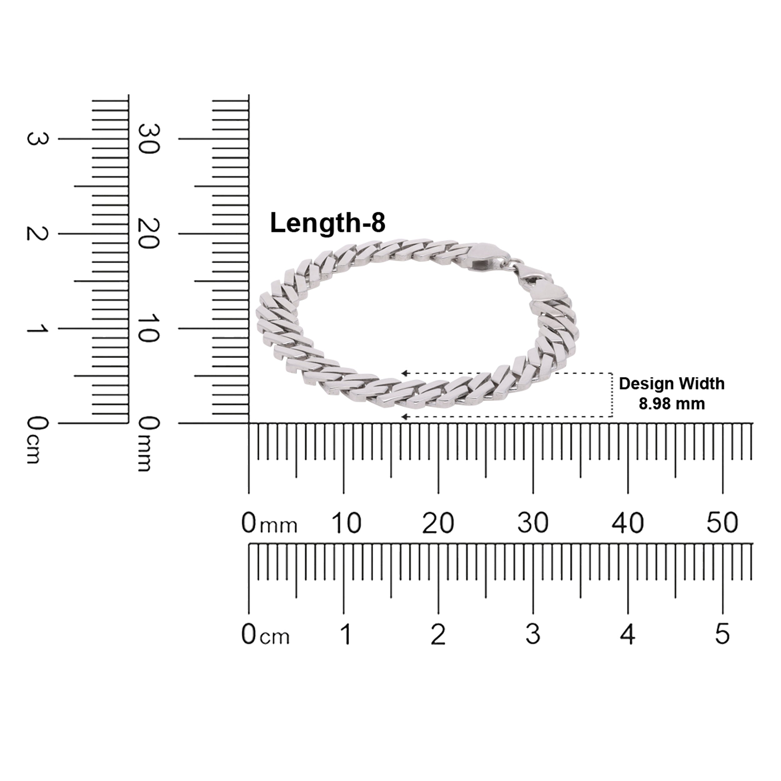 Classic Sterling Silver Cuban Link Bracelet | SKU : 0003401873