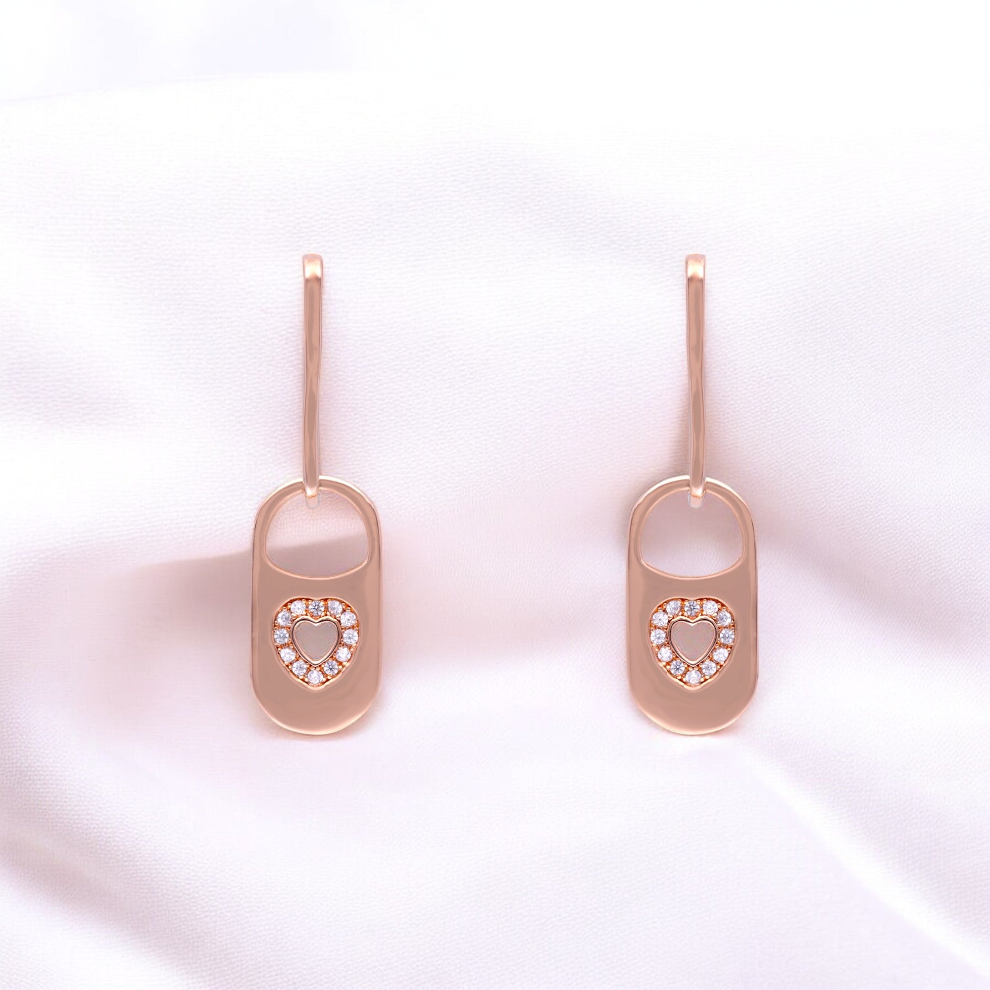 Heart Drop Zircon Earrings | SKU : 0003402122, 0020882761, 0020882778, 0020882754, 0020882785, 0020882747