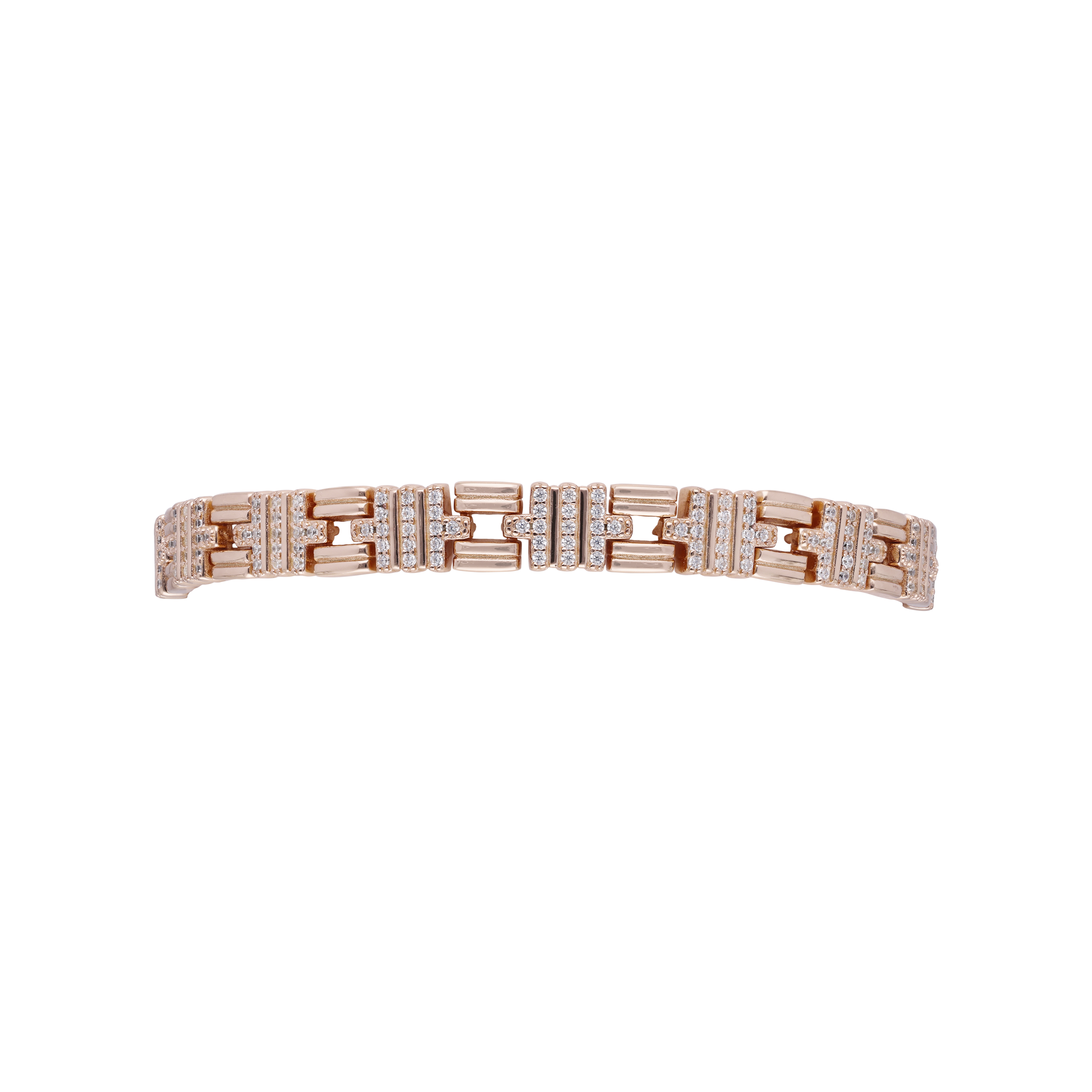 Cubic Zirconia Studded Chain Bracelet | SKU : 0003403020, 0020859756, 0020859749