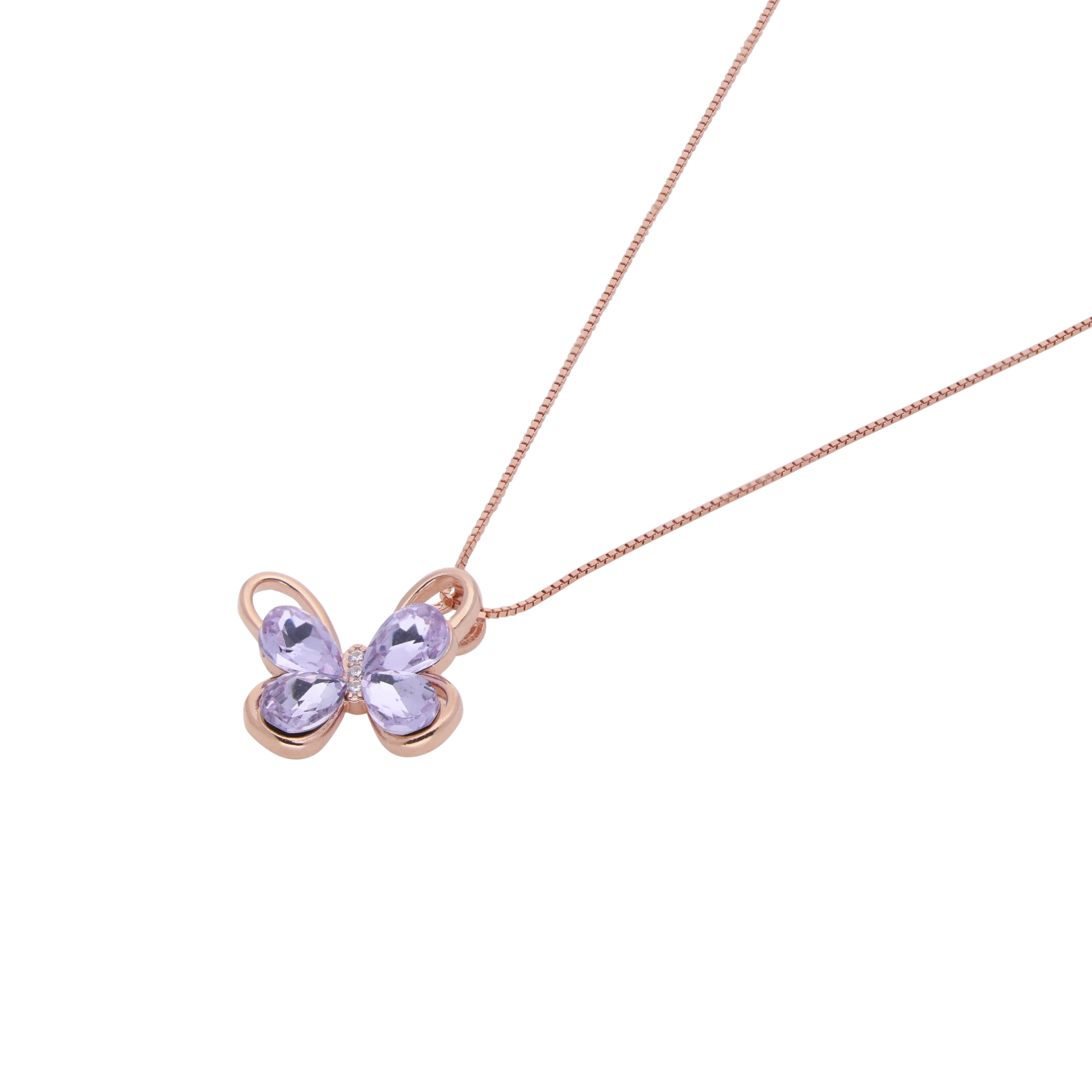 Sparkling Butterfly Chain Pendant | SKU : 0003403082, 0003403105, 0003403099, 0003403075, 0020859800