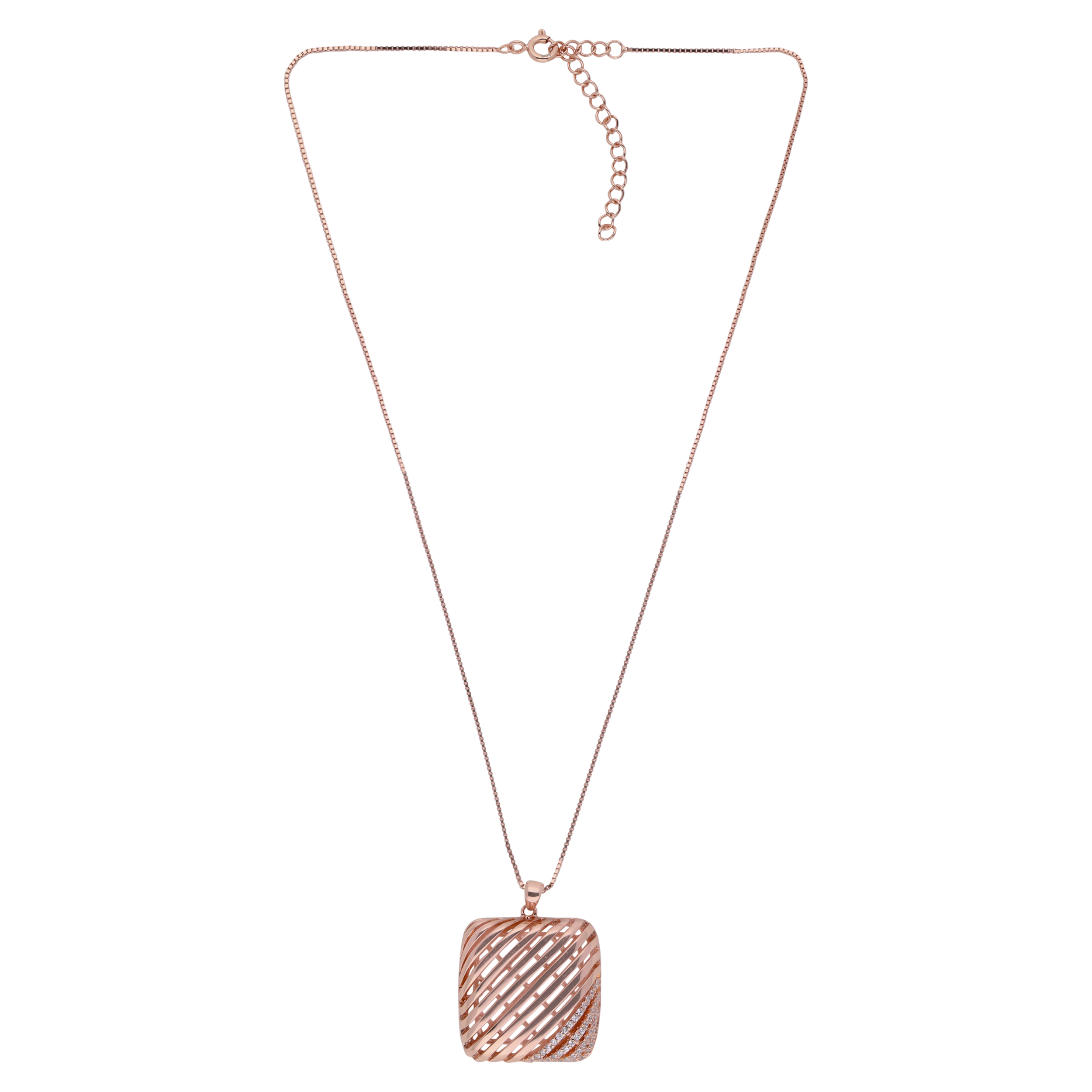 Silver-Toned Geometric Chain Pendant | SKU : 0003403198, 0020853761, 0003403174