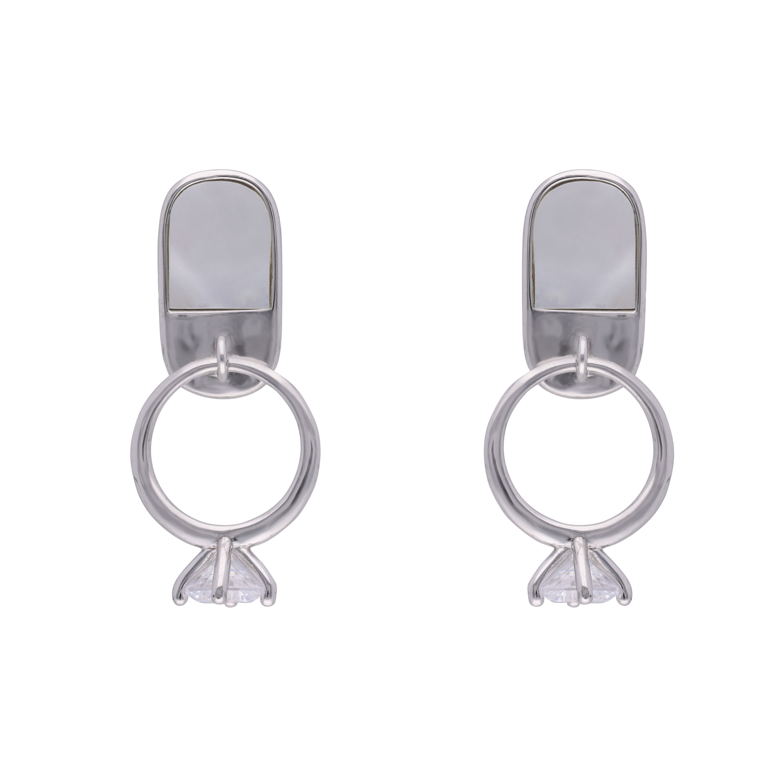 Glam Sterling Silver Fancy Eardrops | SKU : 0003403310, 0020846220, 0003403303