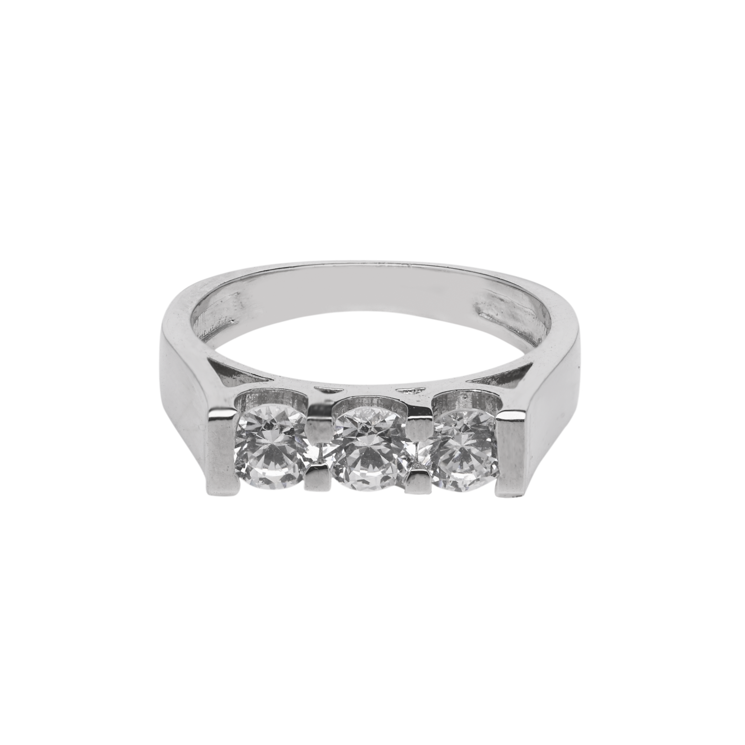 Triple Zircon Silver Ring | SKU : 0003448540