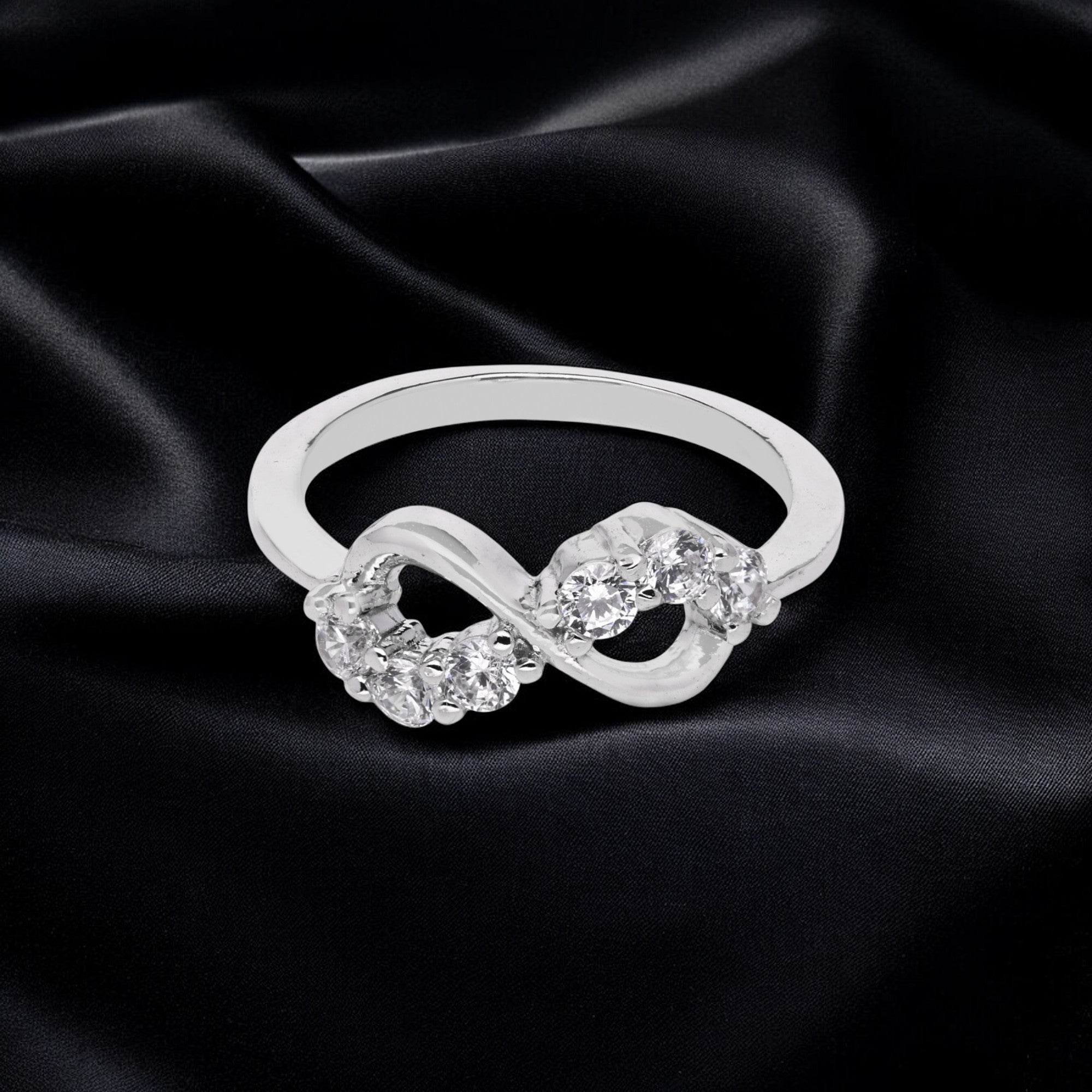 Eternity Zircon Silver Ring | SKU : 0003448649