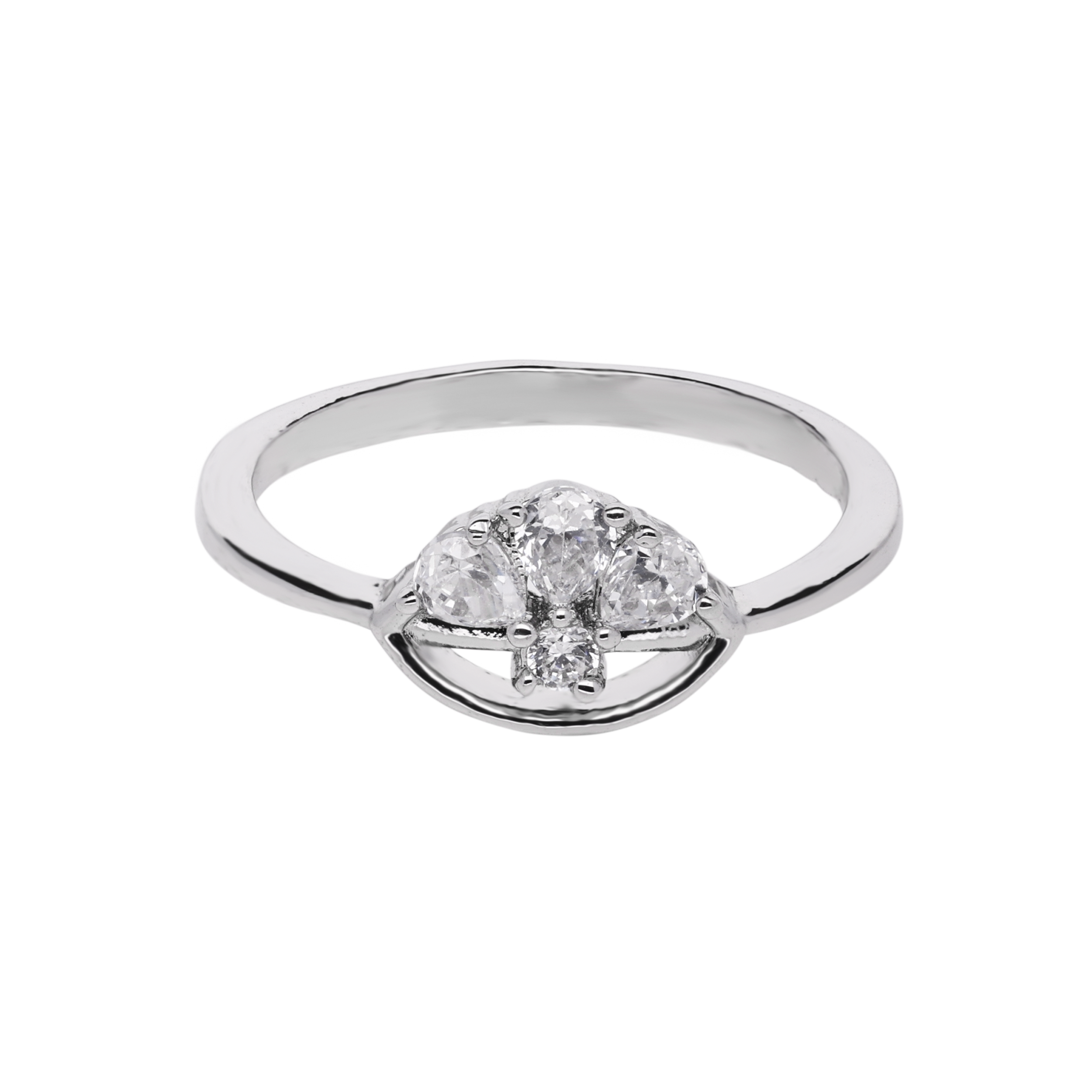 Pear-Shaped Trio Zircon Ring | SKU : 0003448656