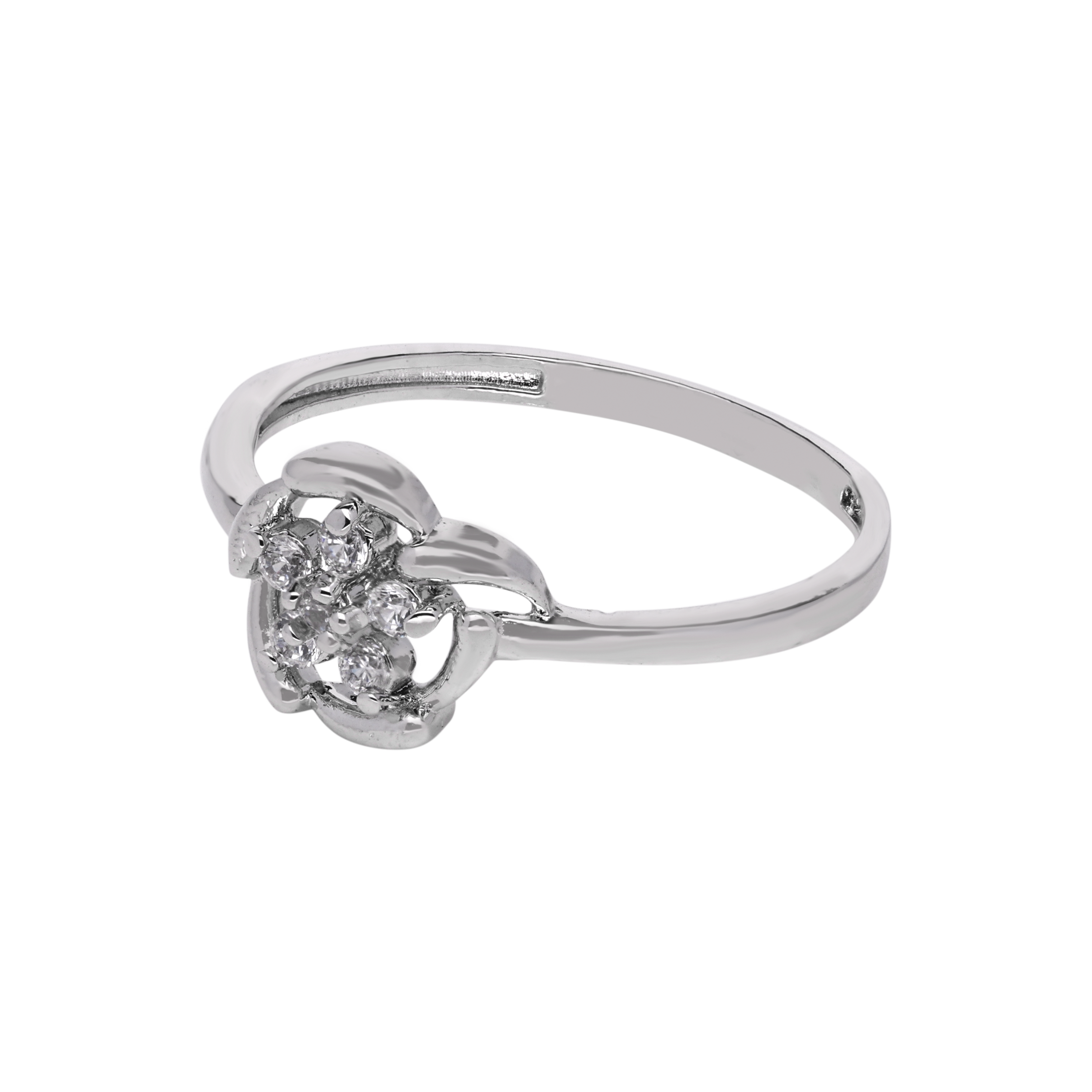 Blooming Zircon Silver Ring | SKU : 0003448717