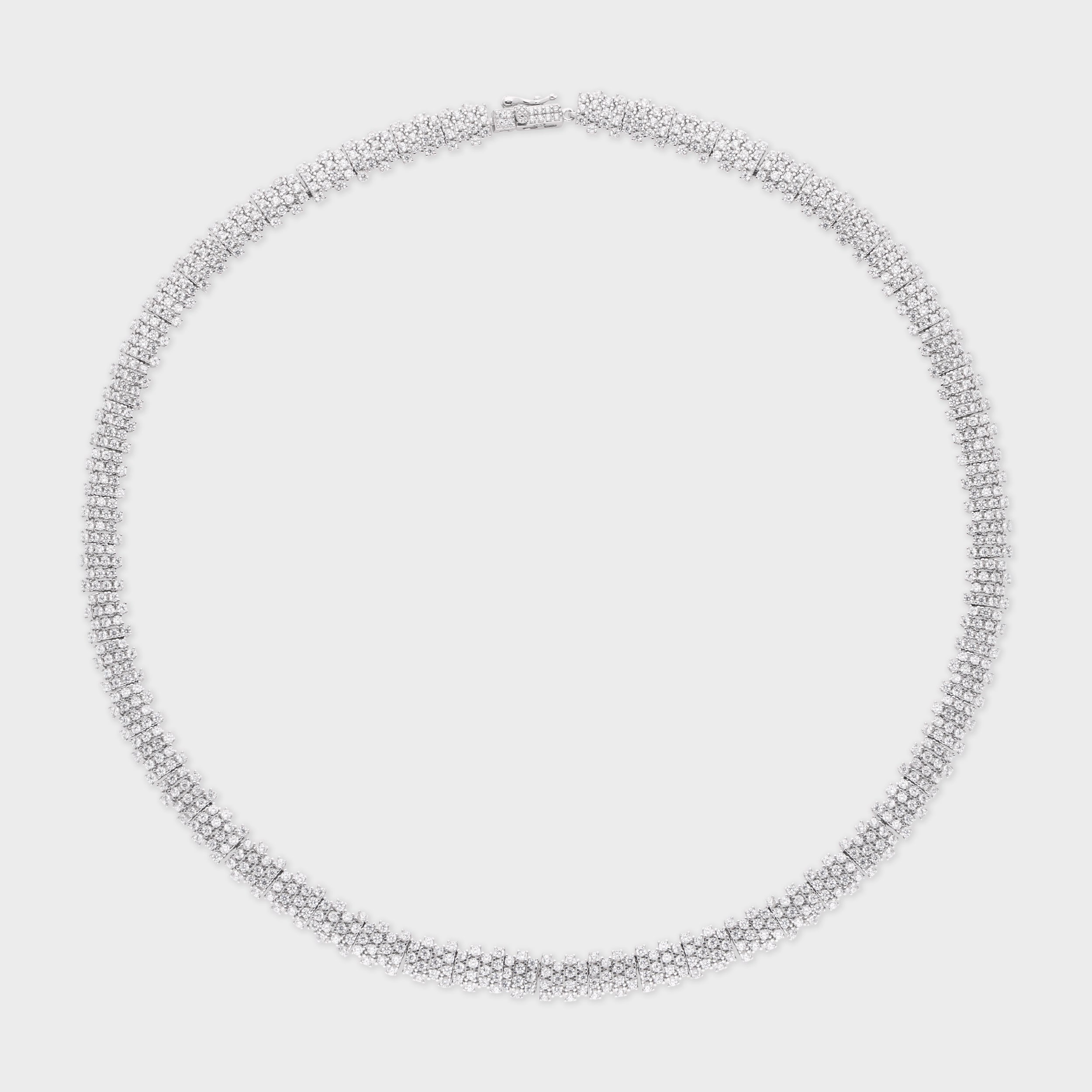 Eternal Radiance Tennis Necklace – A Symphony of Brilliance | SKU : 0003524107