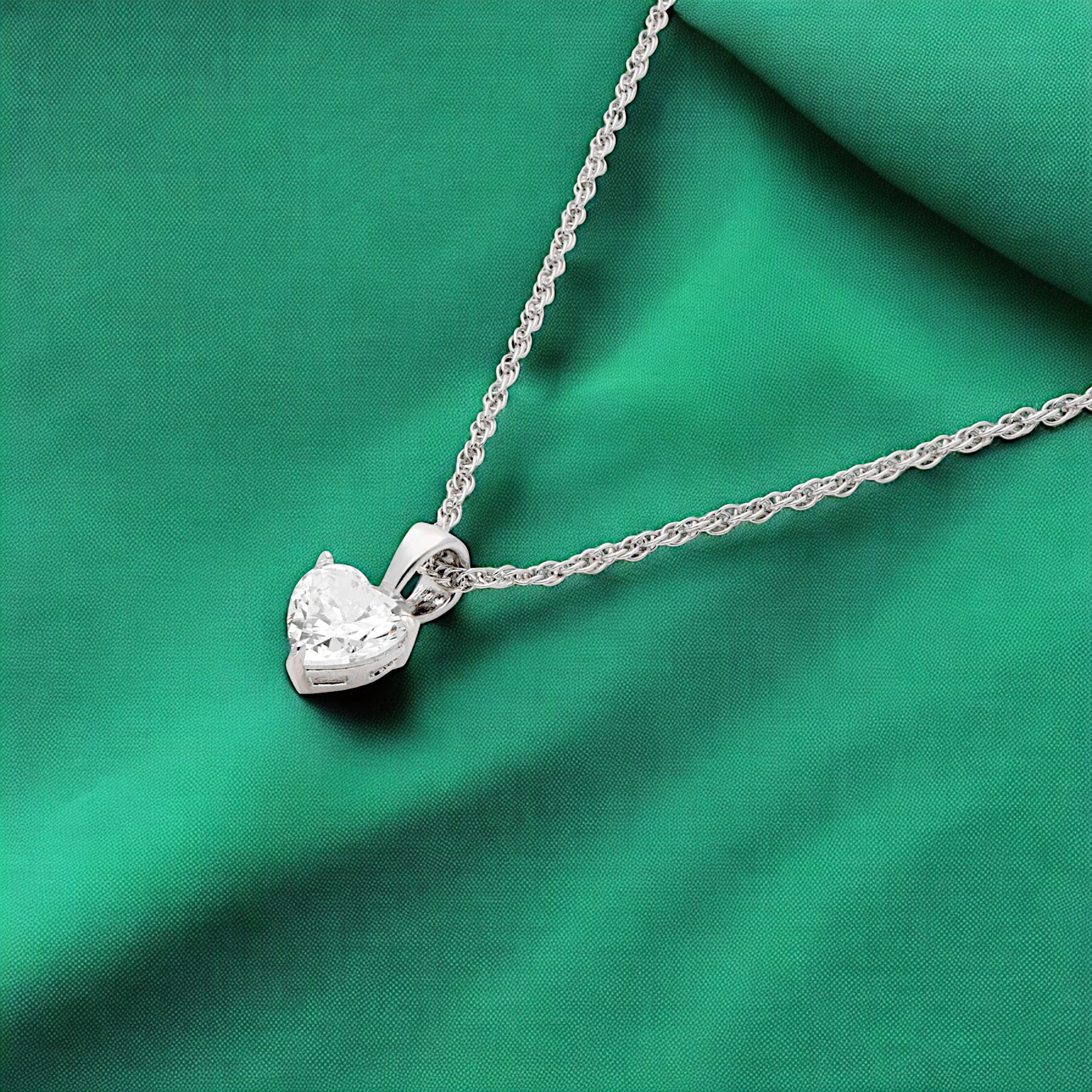 Elegant Silver Chain with Heart Pendant | SKU : 0021456510, 0021456527, 0021456503, 0003594513