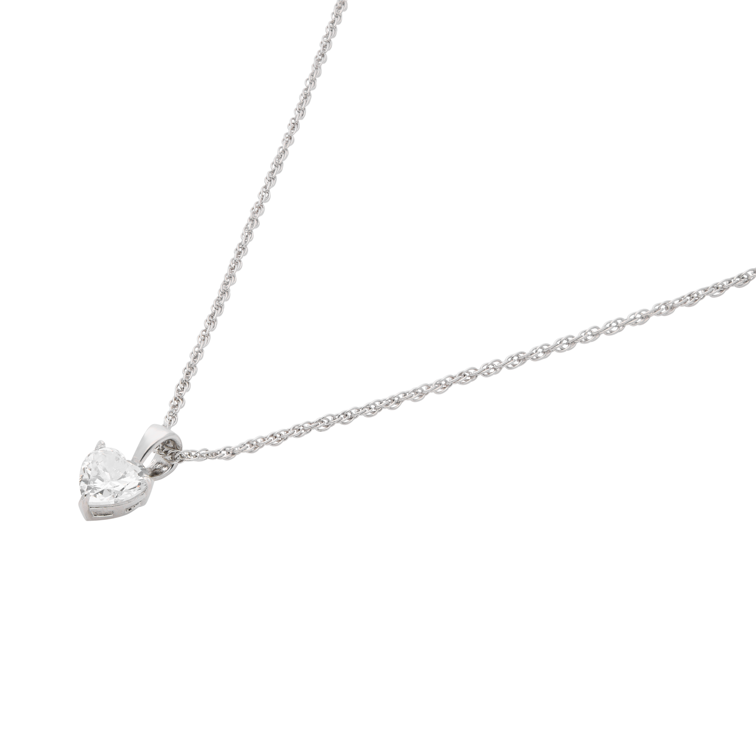 Elegant Silver Chain with Heart Pendant | SKU : 0021456510, 0021456527, 0021456503, 0003594513