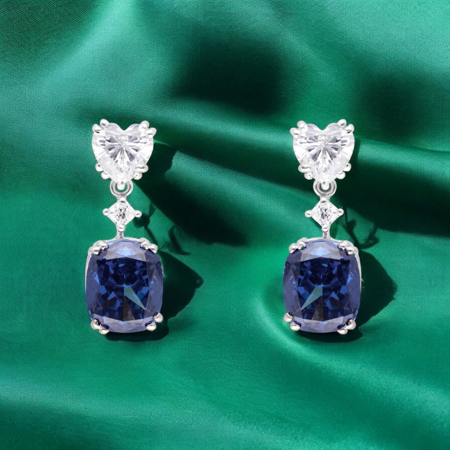 Romantica GemDrop Sterling Silver Earring | SKU :  0022178947, 0022179241, 0003894071