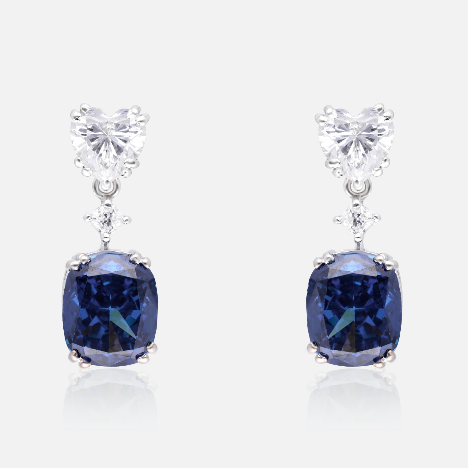 Romantica GemDrop Sterling Silver Earring | SKU :  0022178947, 0022179241, 0003894071