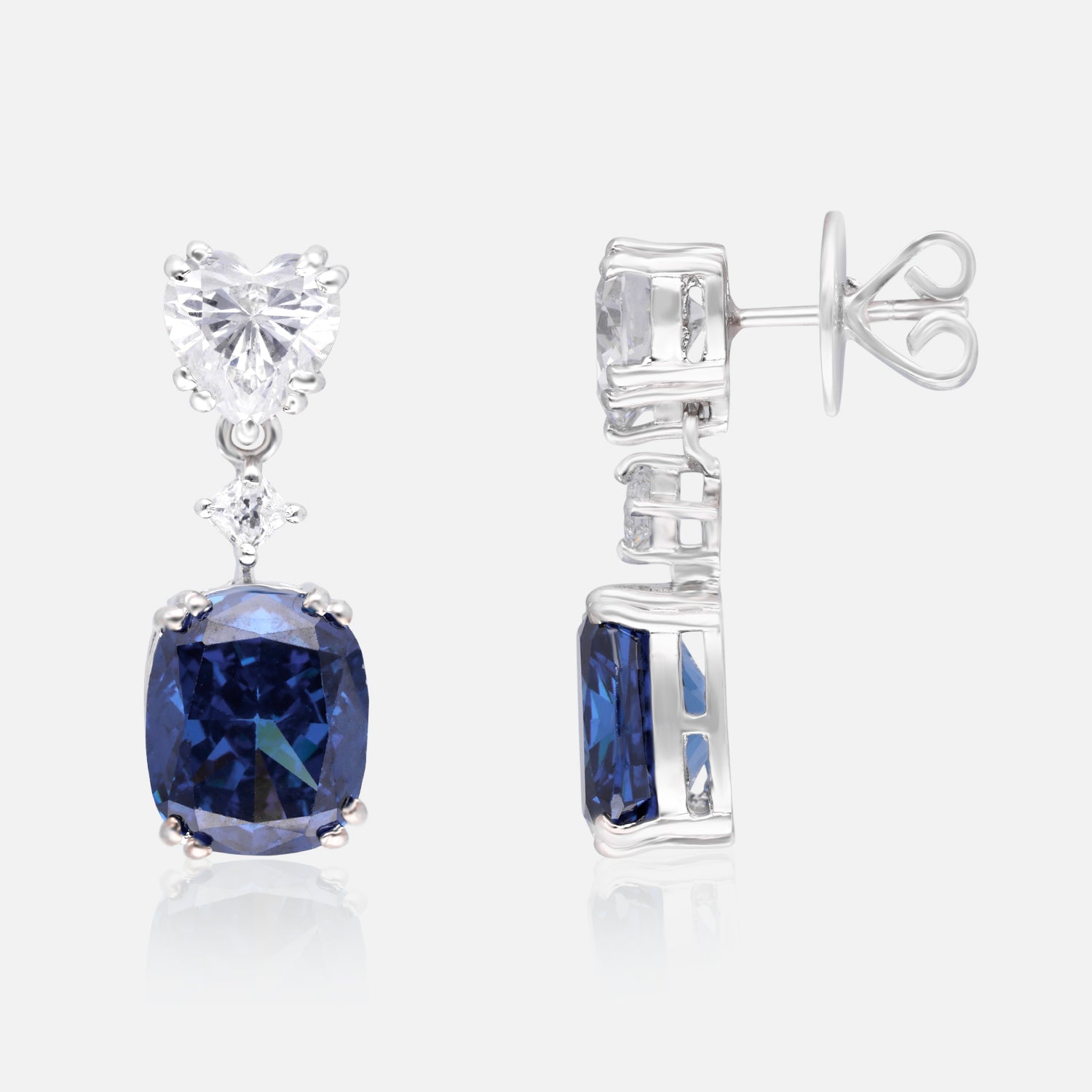 Romantica GemDrop Sterling Silver Earring | SKU :  0022178947, 0022179241, 0003894071