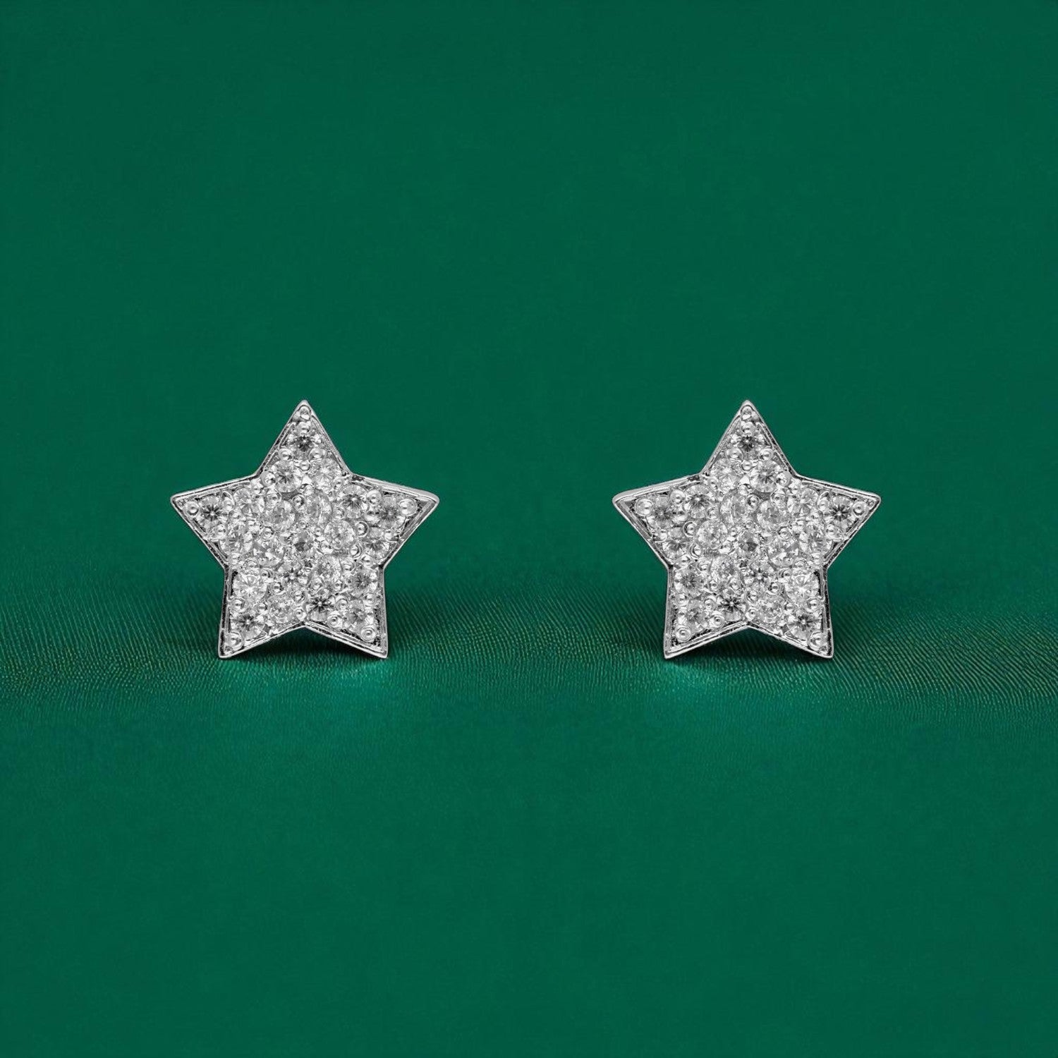 Sparkling Star Diamond Stud Earrings | SKU : 0022196040, 0003904404