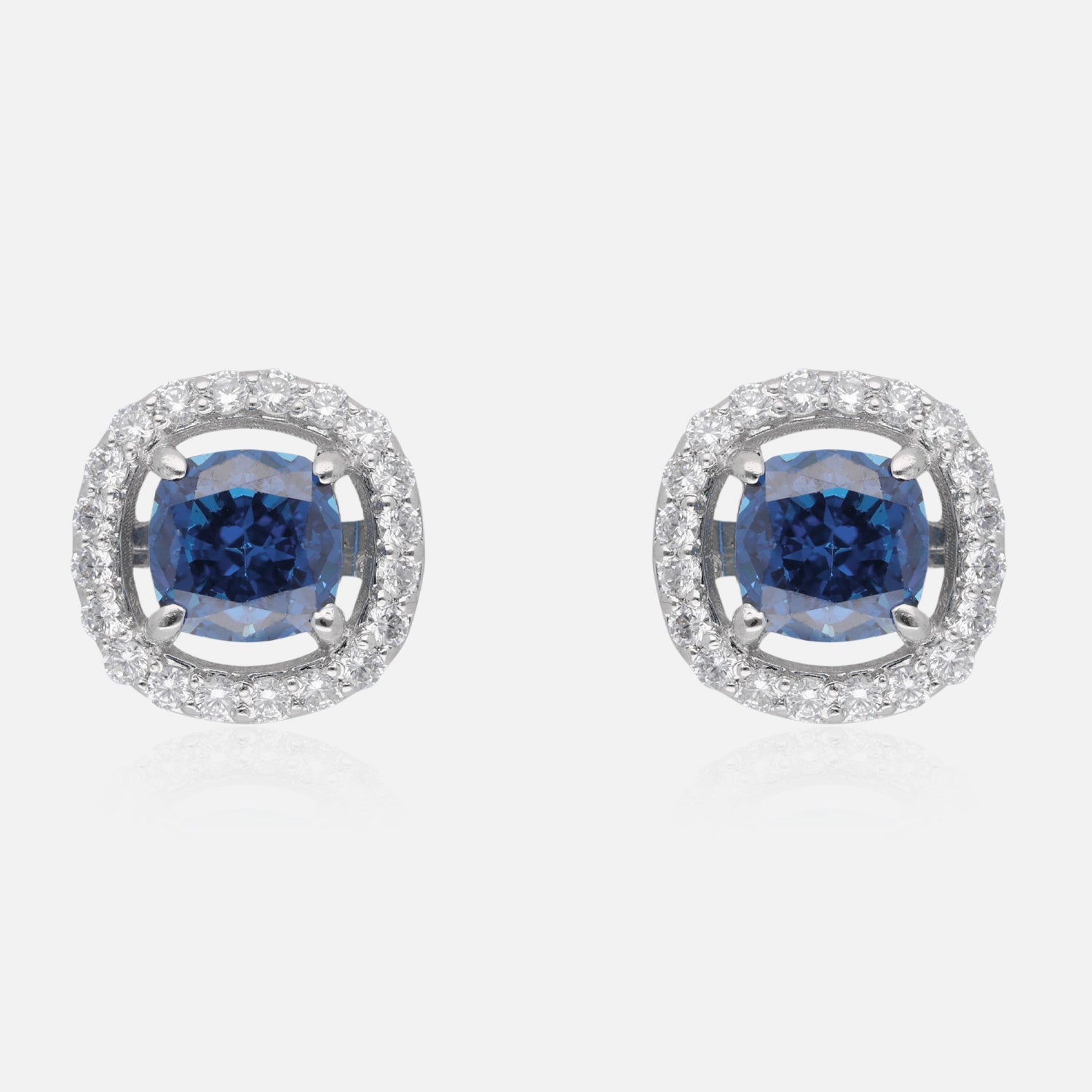 Eternal Spark Halo Stud Earrings | SKU : 0022196088, 0022194695, 0003904442
