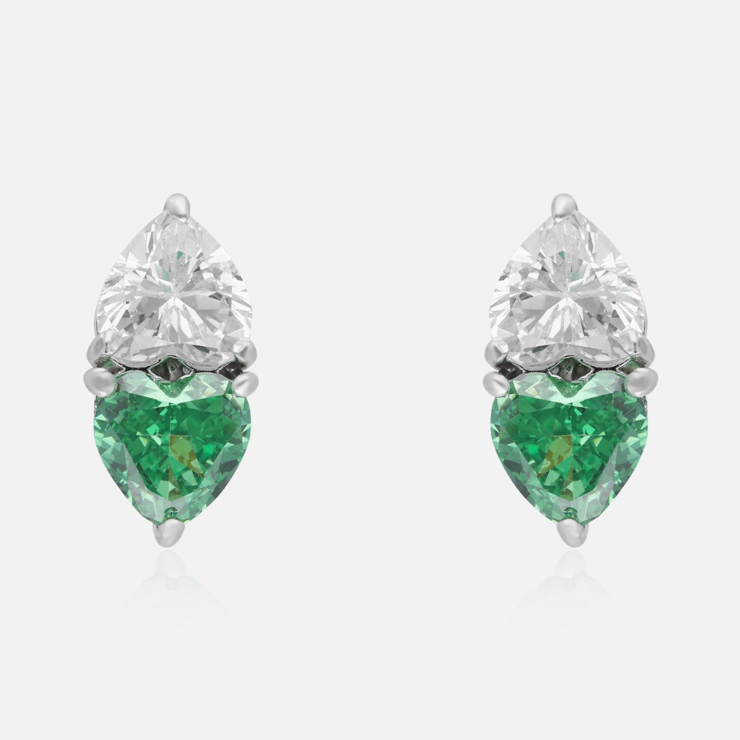 Dual Harmony Gemstone Stud Earrings | SKU : 0022196200, 0022194817, 0003904565