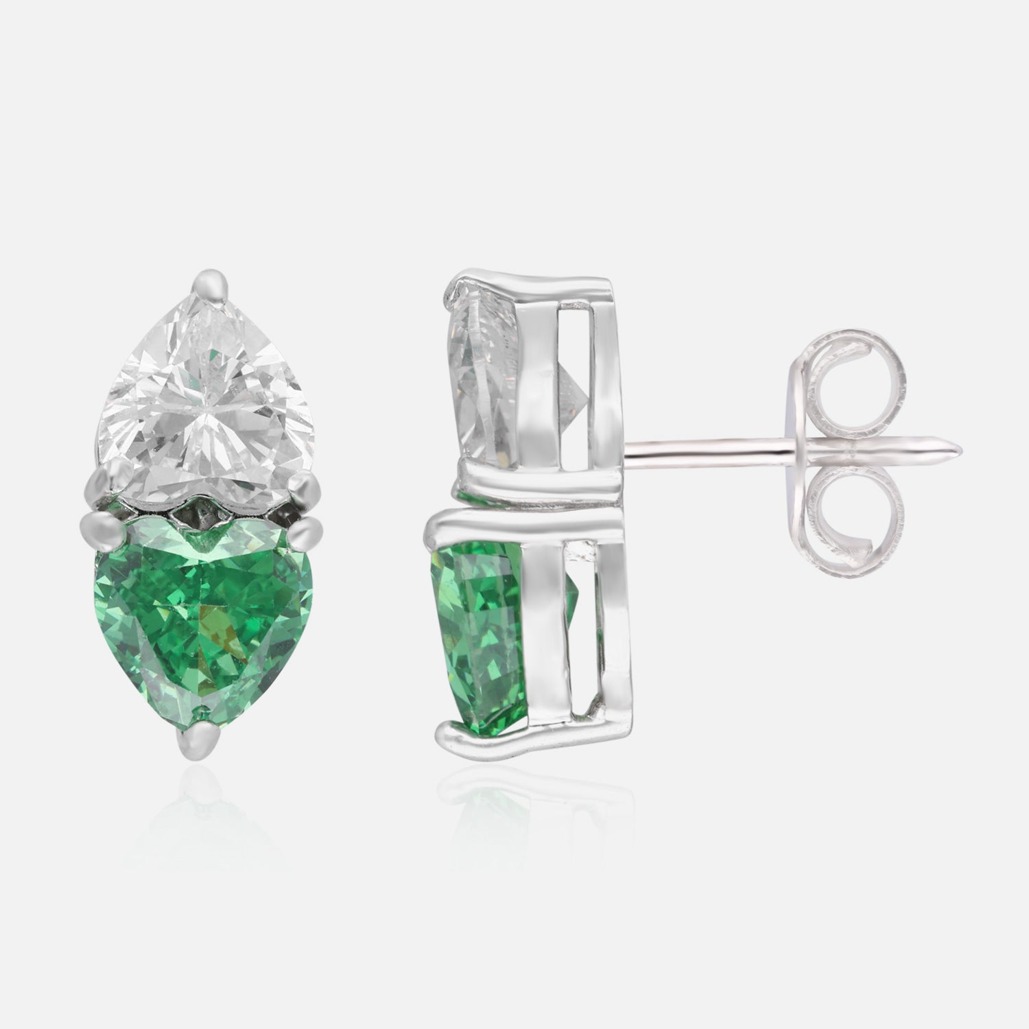 Dual Harmony Gemstone Stud Earrings | SKU : 0022196200, 0022194817, 0003904565