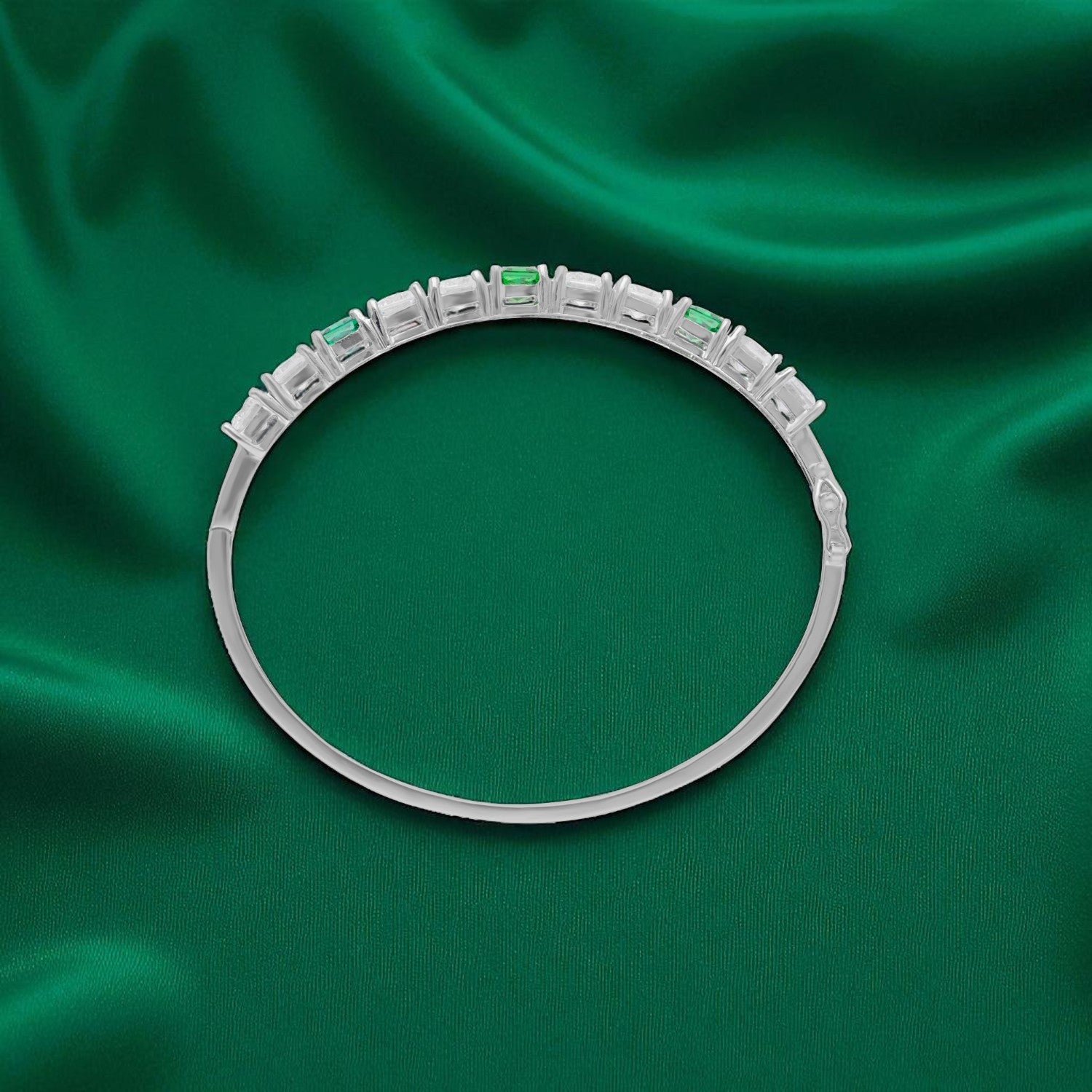 Sterling Silver Bracelet Collection – Emerald & Yellow Sapphire Accents | SKU : 0022219527, 0022219312, 0003921975