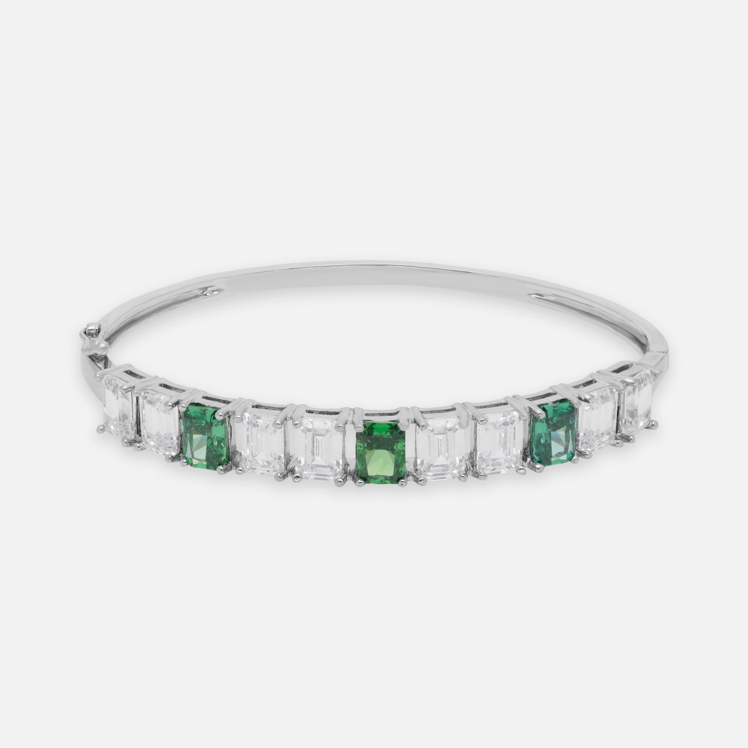 Sterling Silver Bracelet Collection – Emerald & Yellow Sapphire Accents | SKU : 0022219527, 0022219312, 0003921975