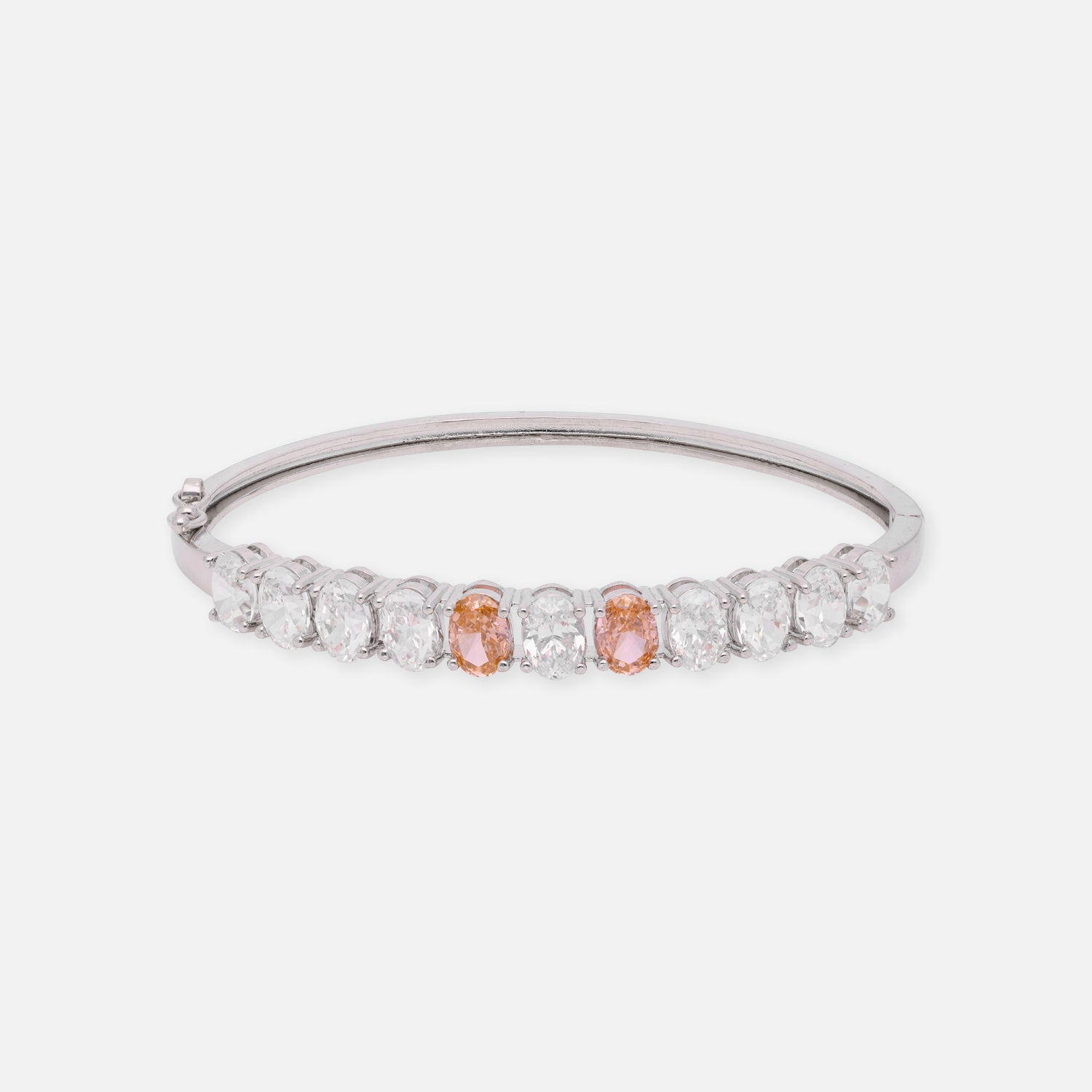 Sterling Silver Oval Gemstone Bracelet Collection – Blue, Yellow & Orange Accents | SKU : 0022219572, 0022219367, 0003922026