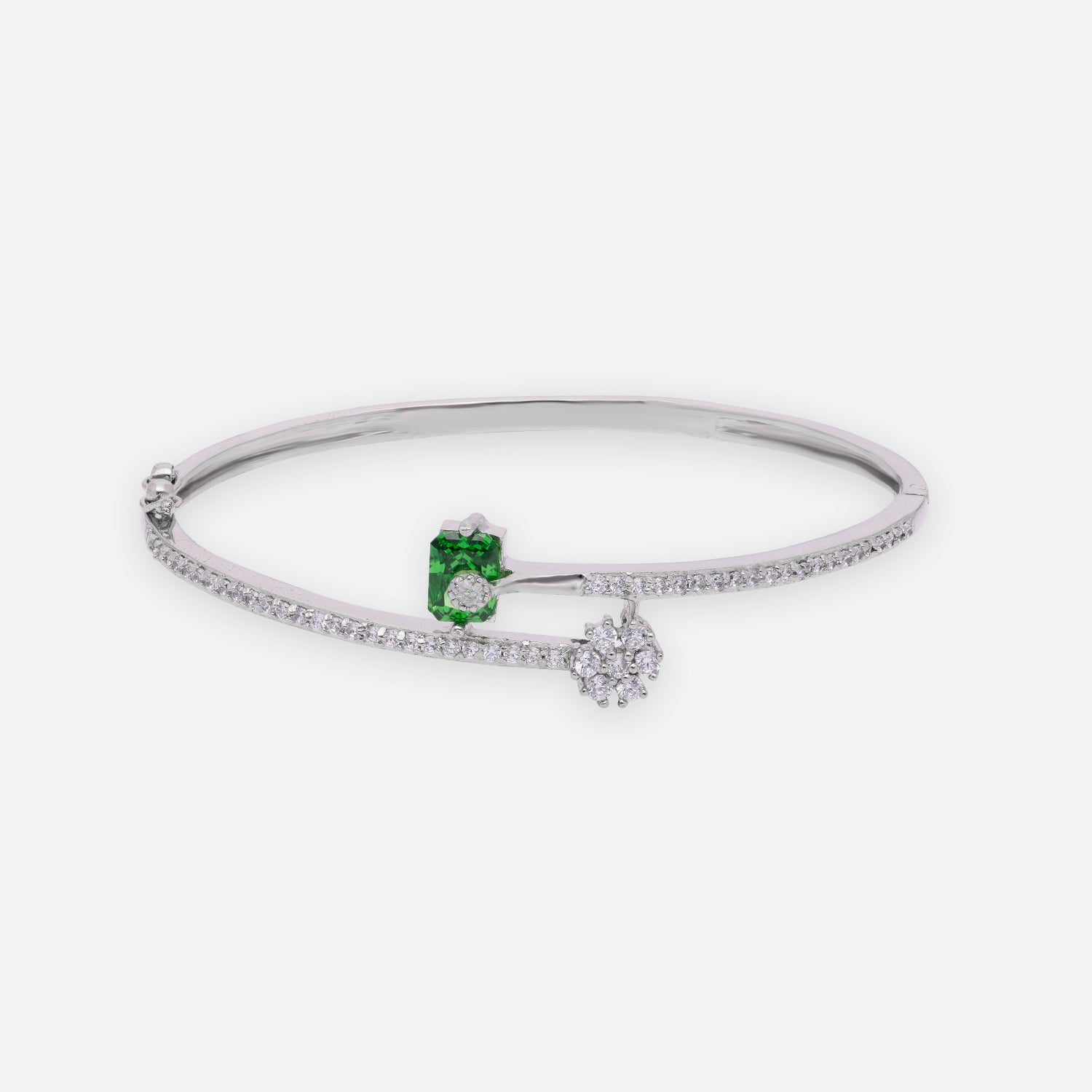 Sterling Silver Solitaire Gemstone Bracelet Collection – Green, Blue & Pink Accents | SKU : 0022219589, 0022219374, 0003922033