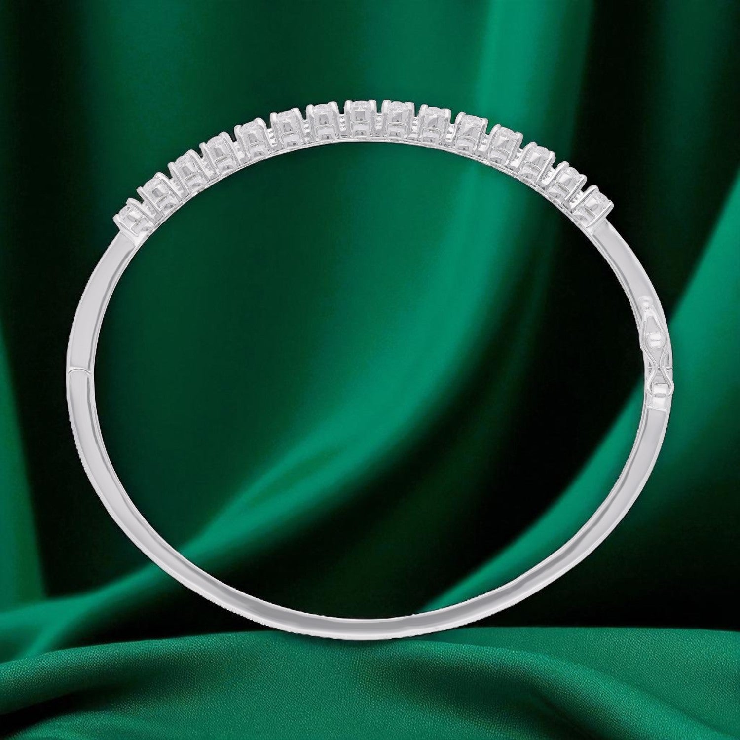 Sterling Silver Diamond-Accented Classic Bracelet | SKU : 0022219602, 0022219398, 0003922057