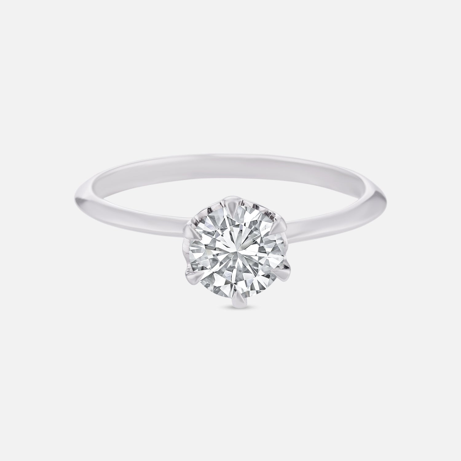Lab Grown 0.870 Carat Diamond Ring in 18 Karat Gold | SKU : 0004933410