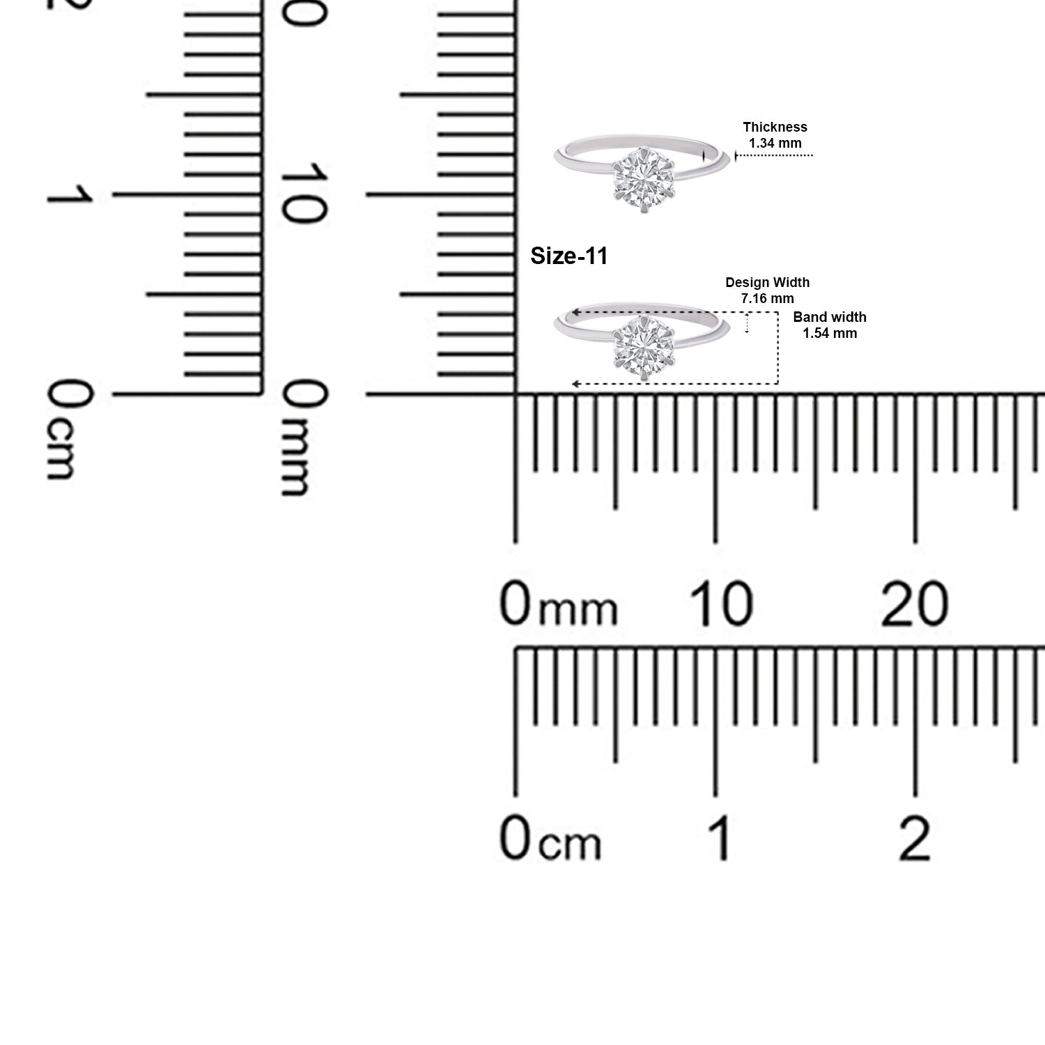 Lab Grown 0.81 Carat Diamond Ring in 18 Karat Gold | SKU : 0004933427