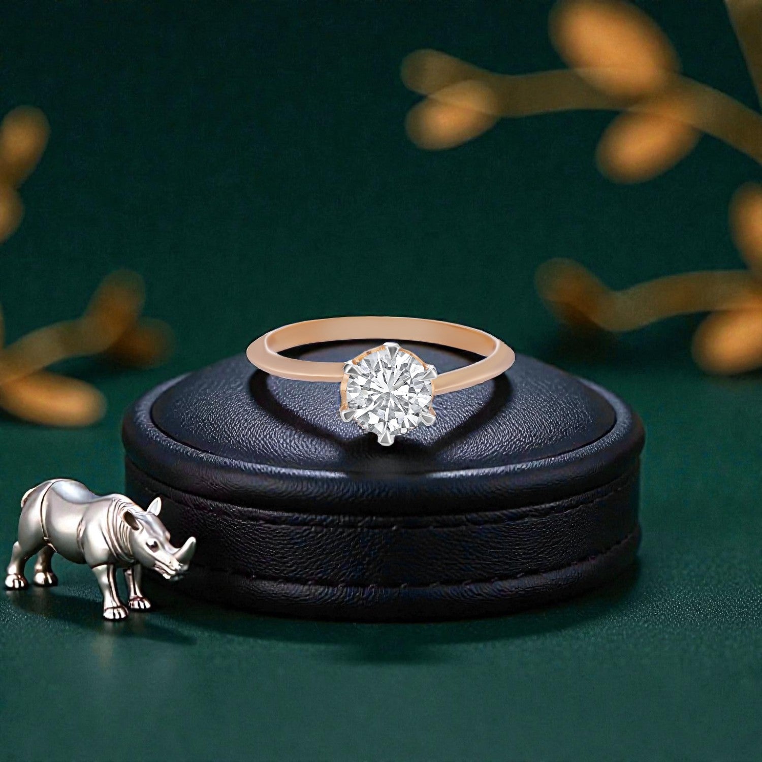 Lab Grown 0.89 Carat Diamond Ring in 18 Karat Gold | SKU : 0004934240
