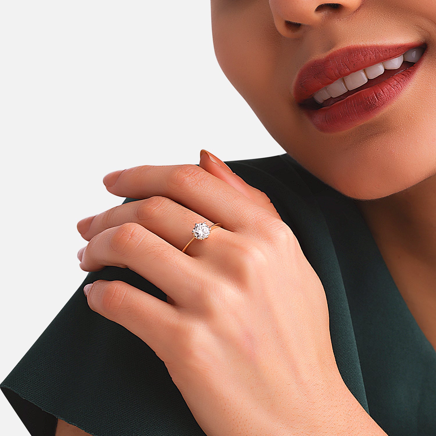 Lab Grown 0.82 Carat Diamond Ring in 18 Karat Gold | SKU : 0004934264