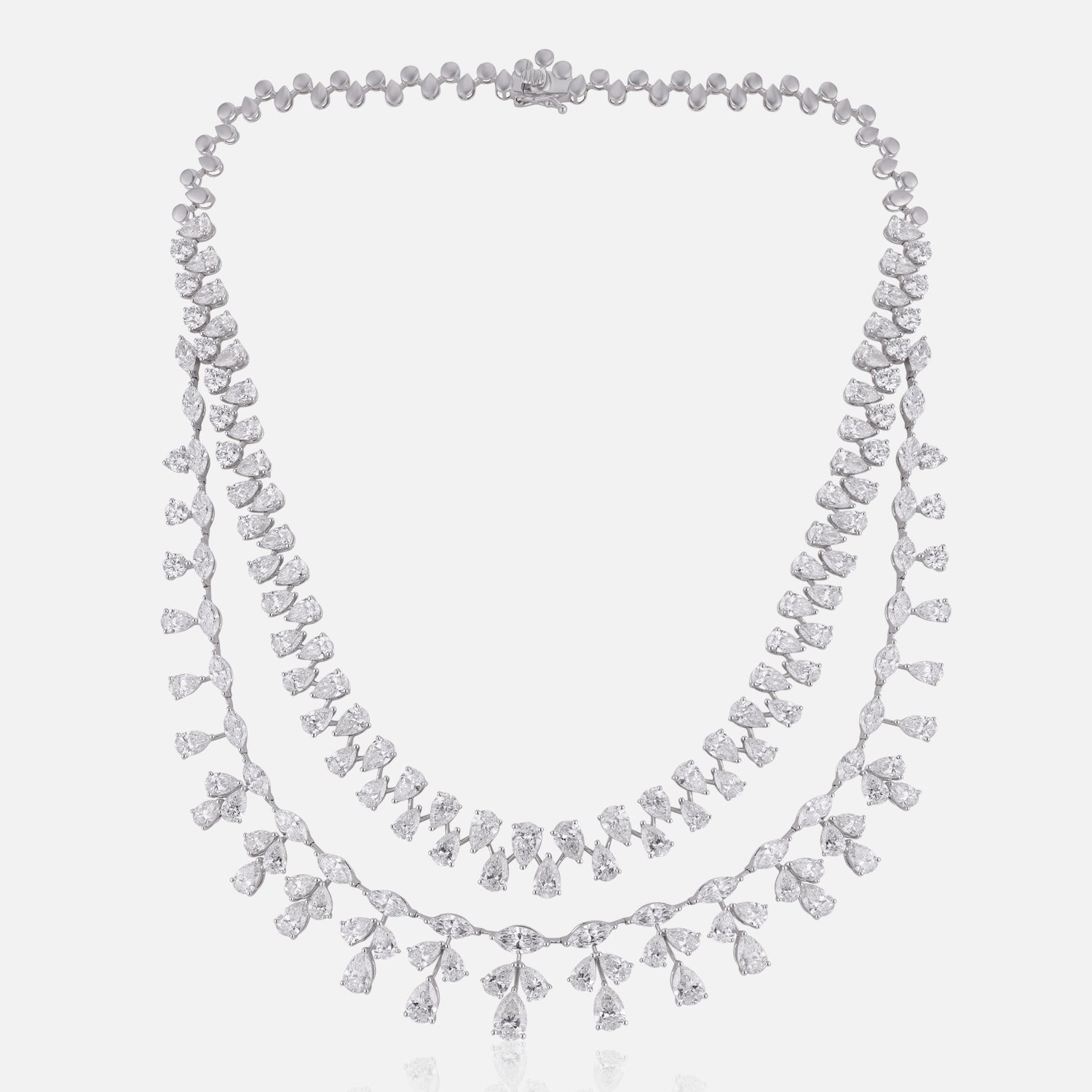 Lab Grown 53.13 Carat Diamond Necklace in 18 Karat Gold | SKU : 0005049172