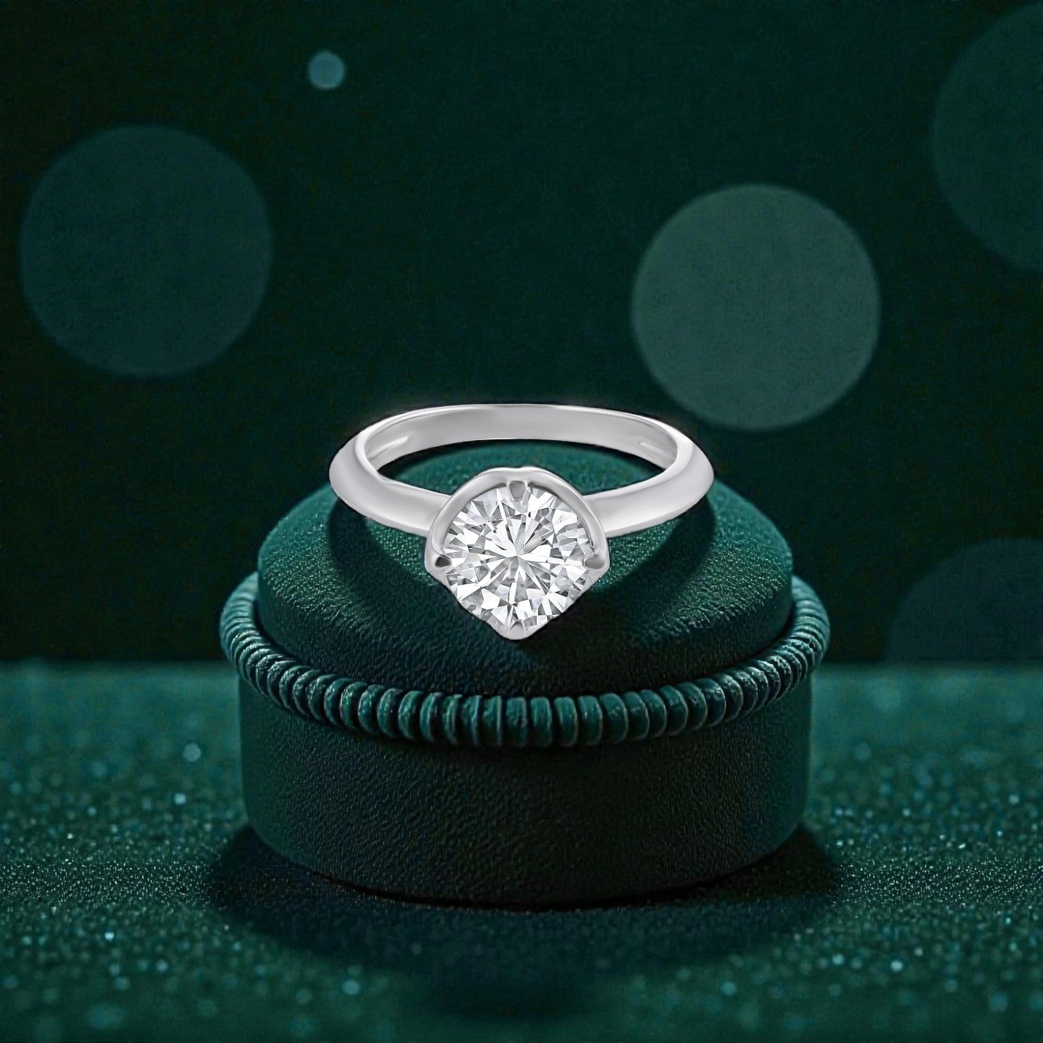 Lab Grown 2.01 Carat Diamond Solitaire Ring in 18 Karat Gold | SKU : 0005050086