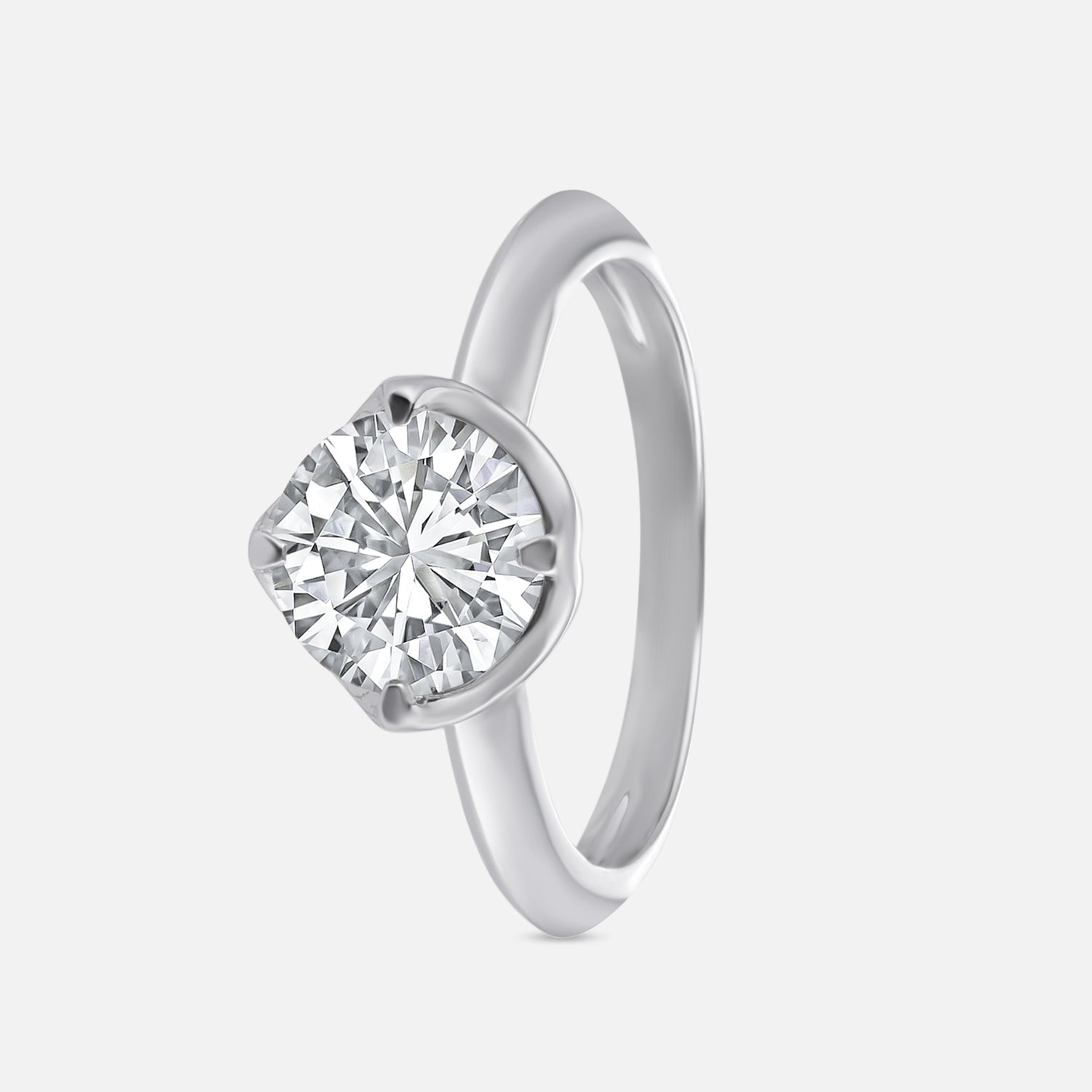 Lab Grown 2.01 Carat Diamond Solitaire Ring in 18 Karat Gold | SKU : 0005050086