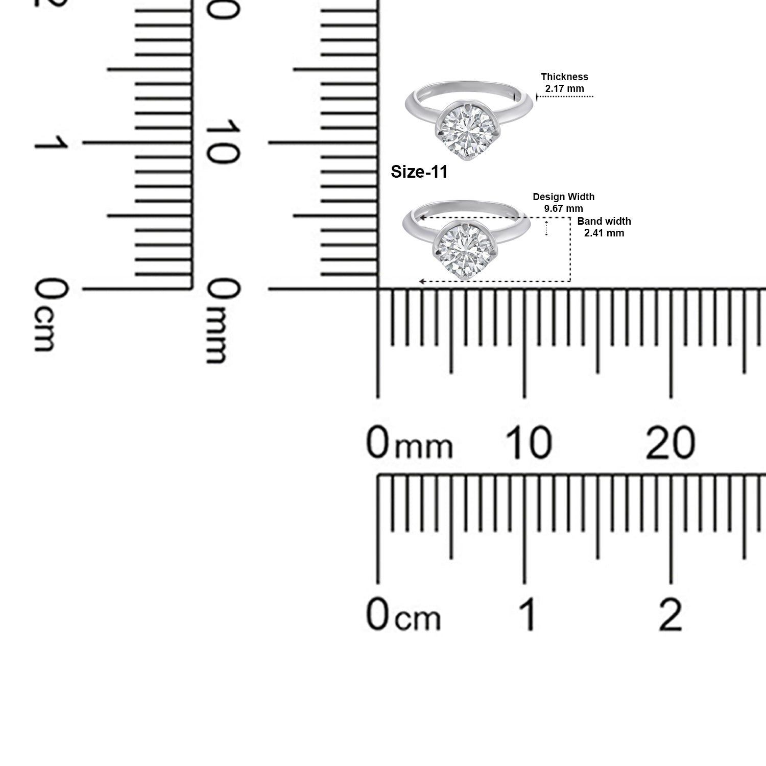 Lab Grown 2.02 Carat Diamond Solitaire Ring in 18 Karat Gold | SKU : 0005050093