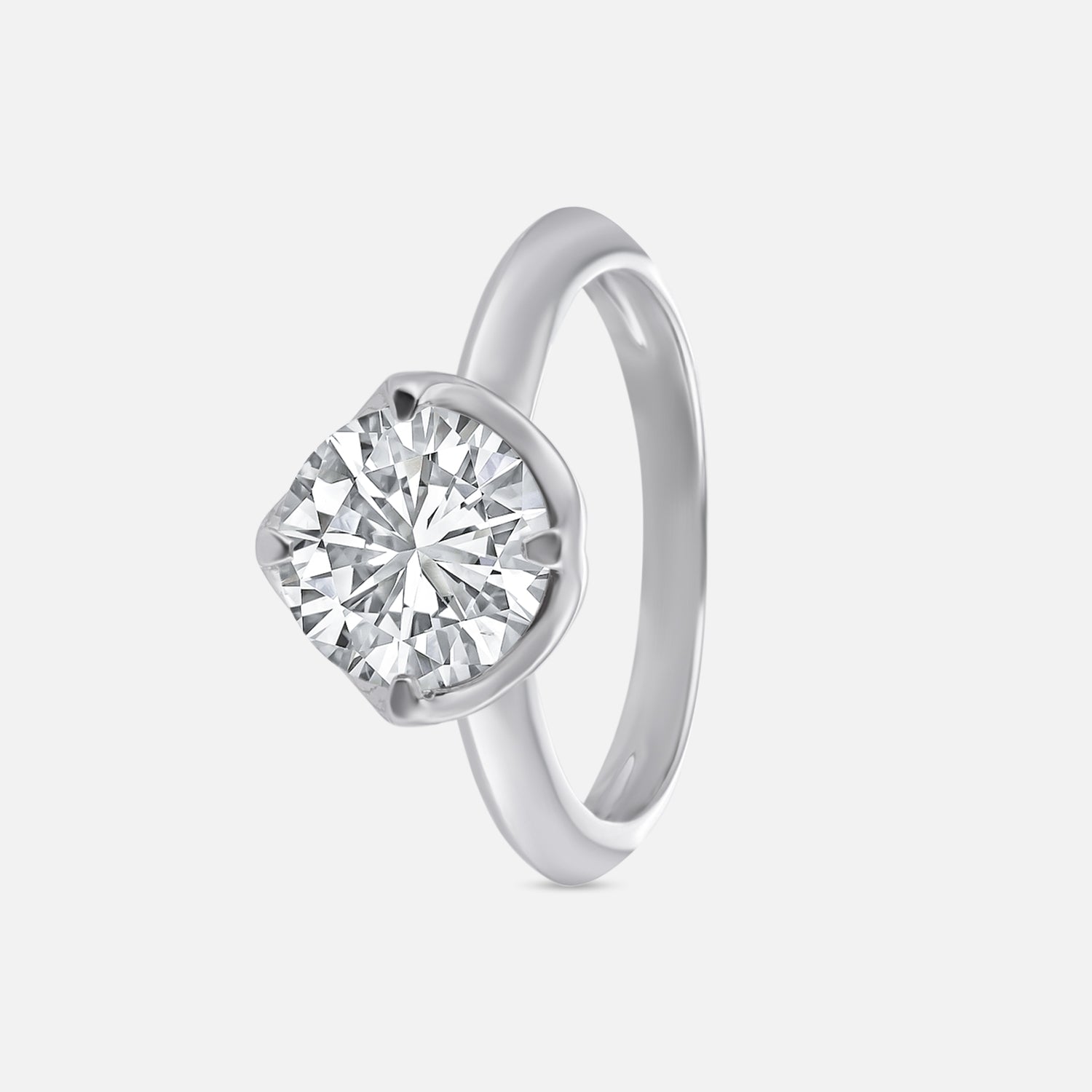 Lab Grown 2.01 Carat Diamond Solitaire Ring in 18 Karat Gold | SKU : 0005050109