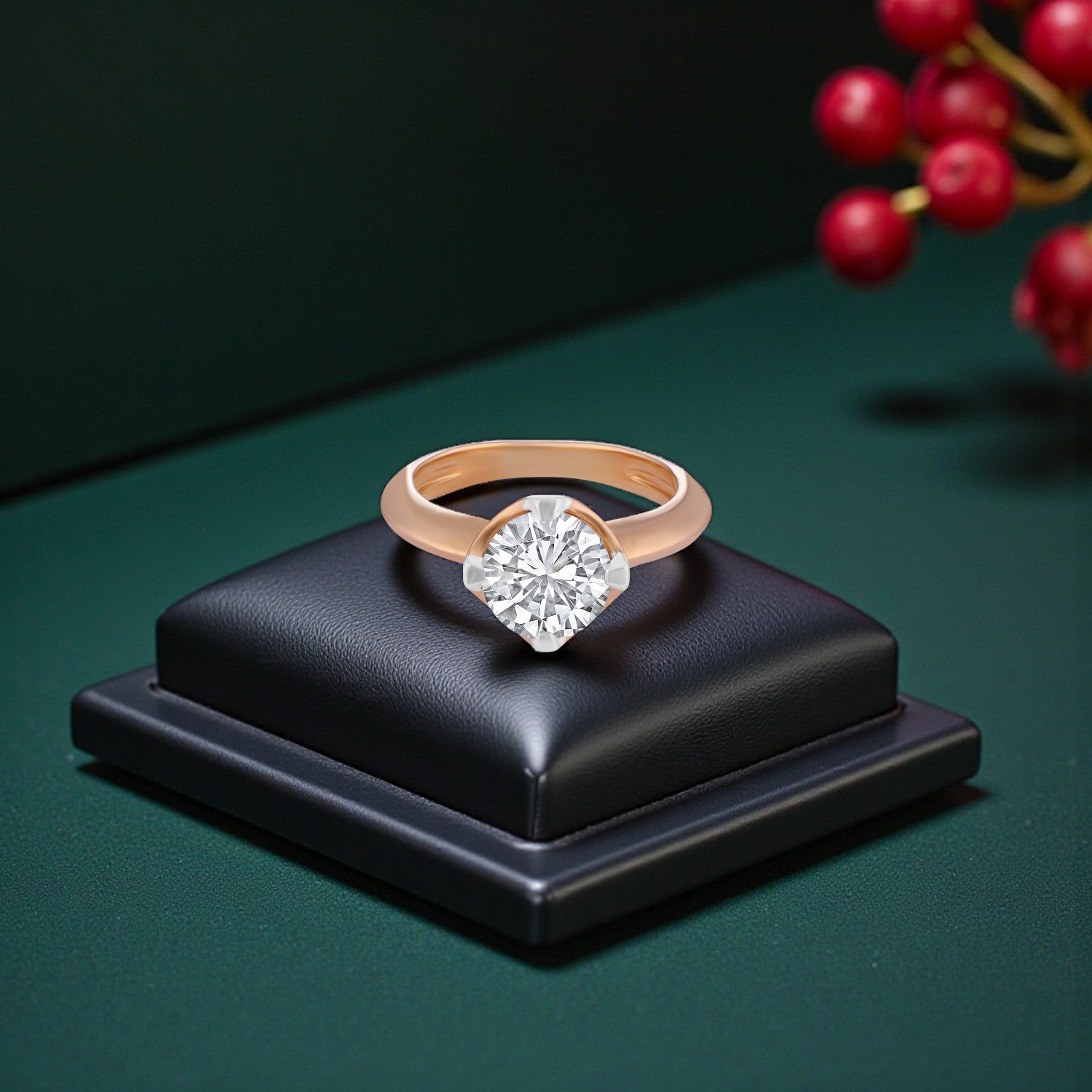 Lab Grown 2.03 Carat Diamond Solitaire Ring in 18 Karat Gold | SKU : 0005050130