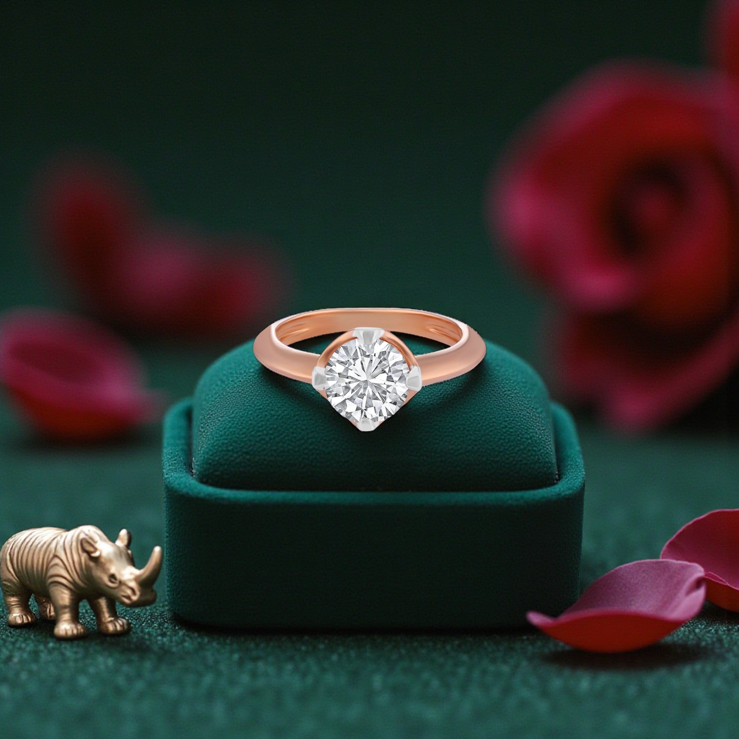 Lab Grown 2.02 Carat Diamond Solitaire Ring in 18 Karat Gold | SKU : 0005052530