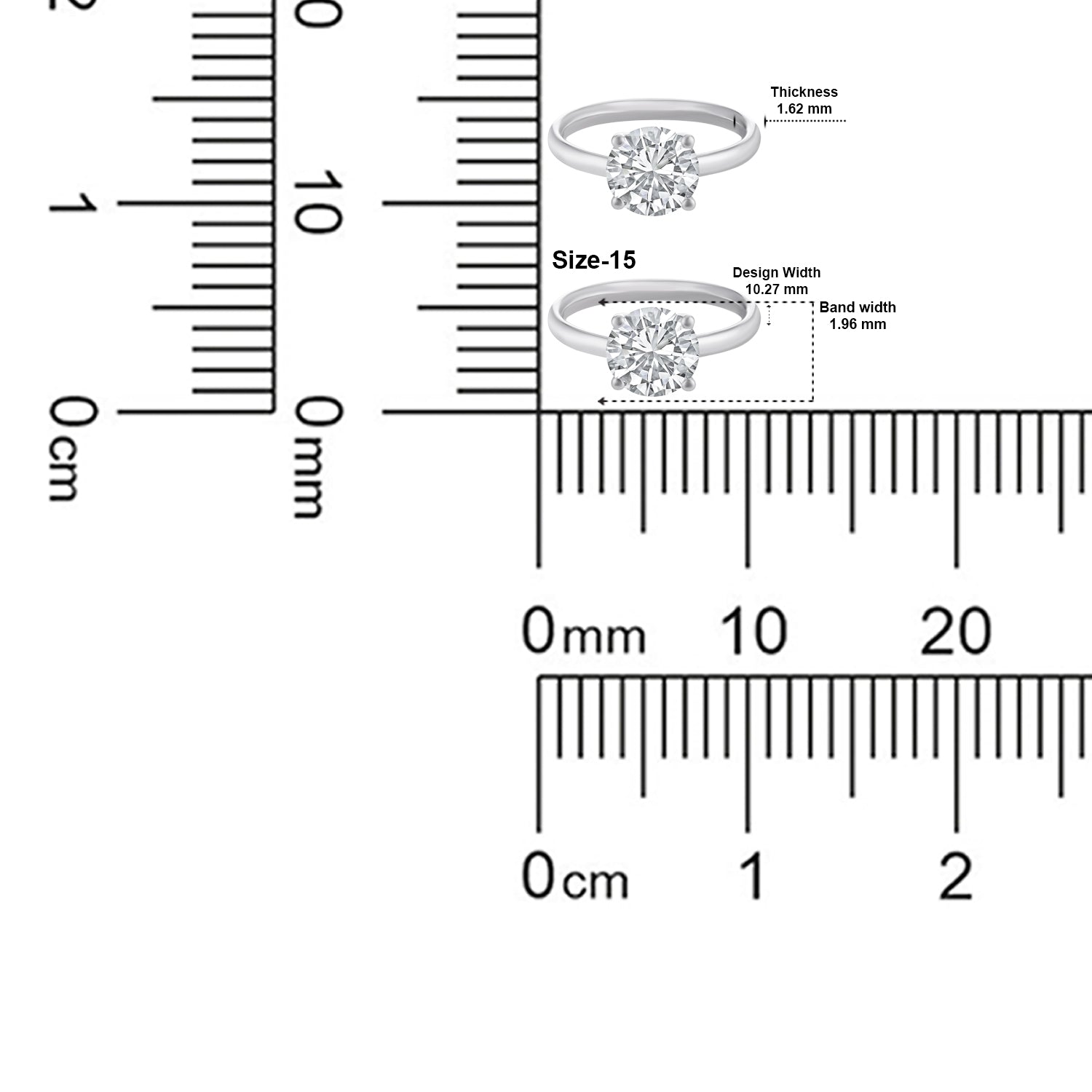 Lab Grown Emerald Cut Diamond Solitaire Ring in 18 Karat Gold | SKU : 0005053254