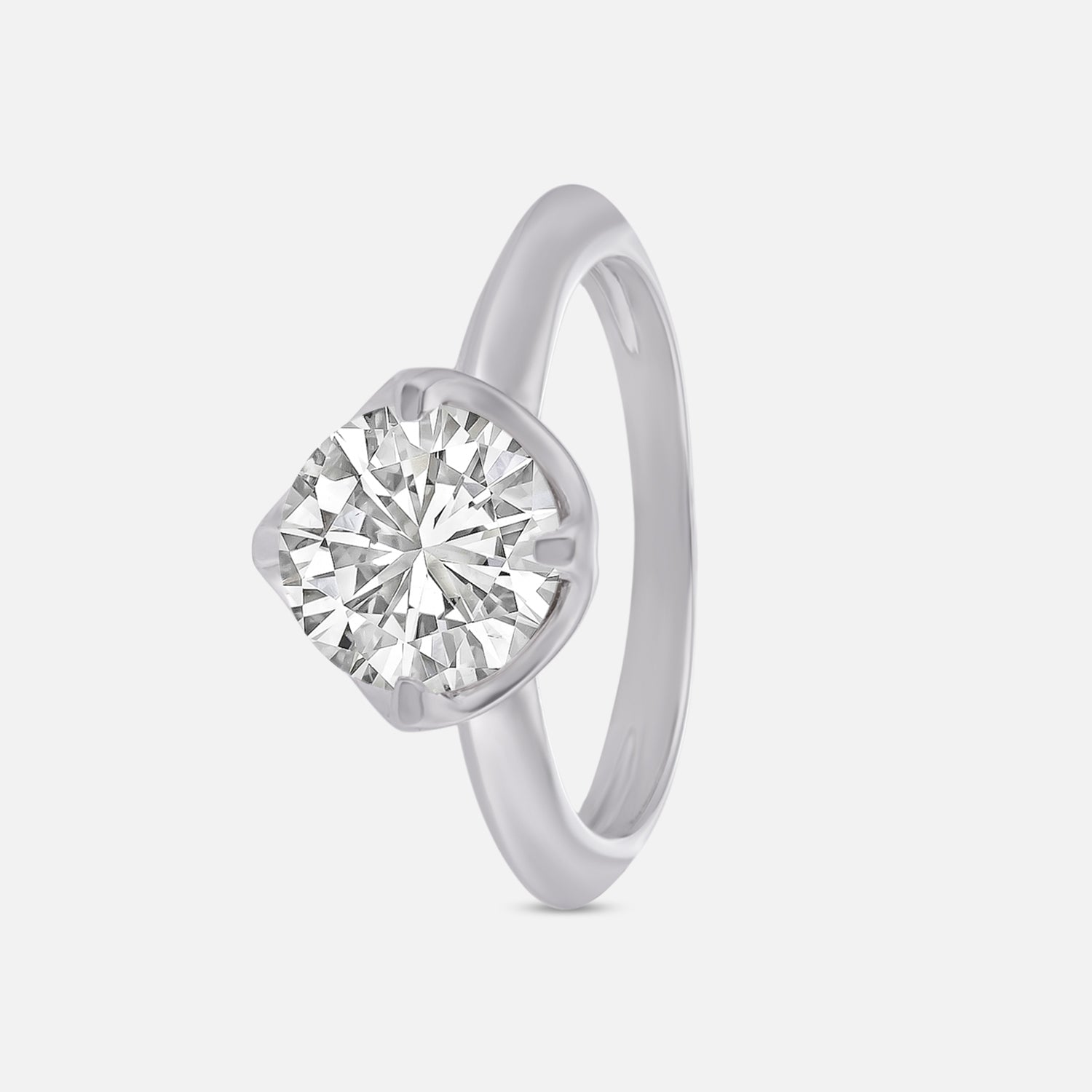 Lab Grown 2.02 Carat Round Brilliant Diamond Solitaire Ring in 18 Karat Gold | SKU : 0005053438