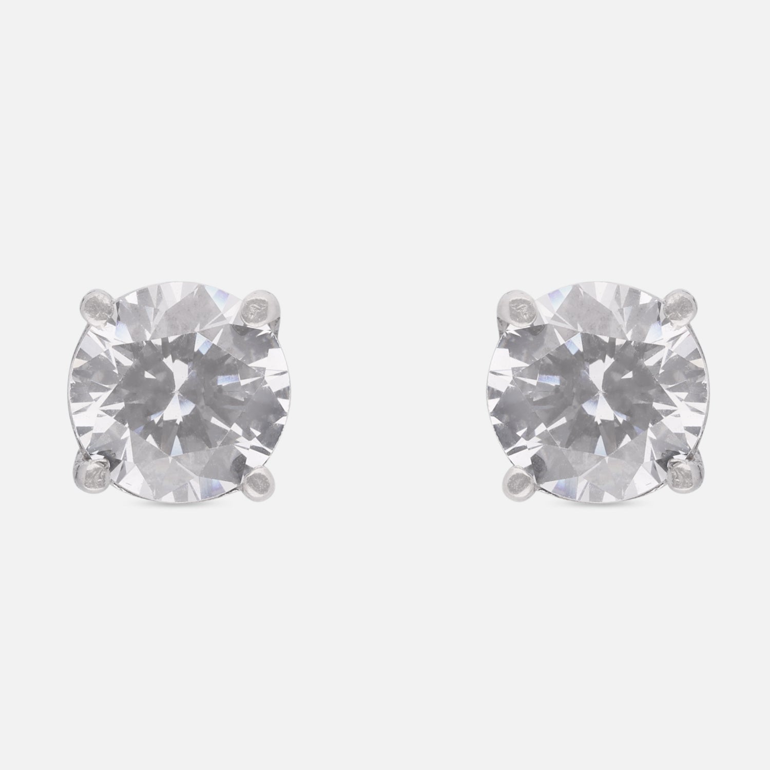 Dual Pear Cut Cubic Zirconia Stud Earrings in Sterling Silver | SKU: 0005757824, 0005750412, 0005750405